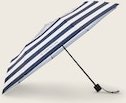 TOM TAILOR Unisex Mini Regenschirm, blau, Gestreift, Gr. ONESIZE