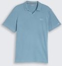 Thumbnail - TOM TAILOR Herren Resort Poloshirt im Used-Look, blau, Uni, Gr. M