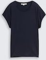 Thumbnail - TOM TAILOR DENIM Damen Loose Fit T-Shirt, blau, Uni, Gr. L