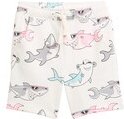 Thumbnail - TOM TAILOR Jungen Sweat-Shorts mit Allover-Print, weiß, Gemustert, Gr. 104/110