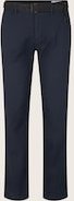 Thumbnail - TOM TAILOR DENIM Herren Straight Fit Chino Hose mit Gürtel, blau, Uni, Gr. 31/32