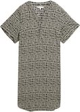 Thumbnail - TOM TAILOR Damen Kleid aus Viskose, schwarz, Gemustert, Gr. 34