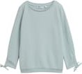 Thumbnail - TOM TAILOR DENIM Damen Sweatshirt mit Raffärmeln, blau, Uni, Gr. XS