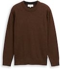 Thumbnail - TOM TAILOR DENIM Herren Basic Strickpullover aus Baumwolle, braun, Meliert, Gr. M