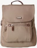 TOM TAILOR Damen TTRINA Rucksack, beige, Uni, Gr. ONESIZE
