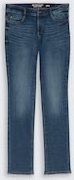 TOM TAILOR Damen TTLIVA STRAIGHT Jeans, blau, Uni, Gr. 31/30