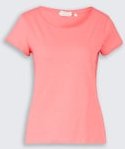 TOM TAILOR Damen T-Shirt aus Baumwolle, rosa, Uni, Gr. XXXL