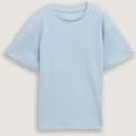 TOM TAILOR Jungen Oversize T-Shirt, blau, Uni, Gr. 140