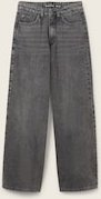 TOM TAILOR Mädchen Wide Leg Jeans, grau, Uni, Gr. 158