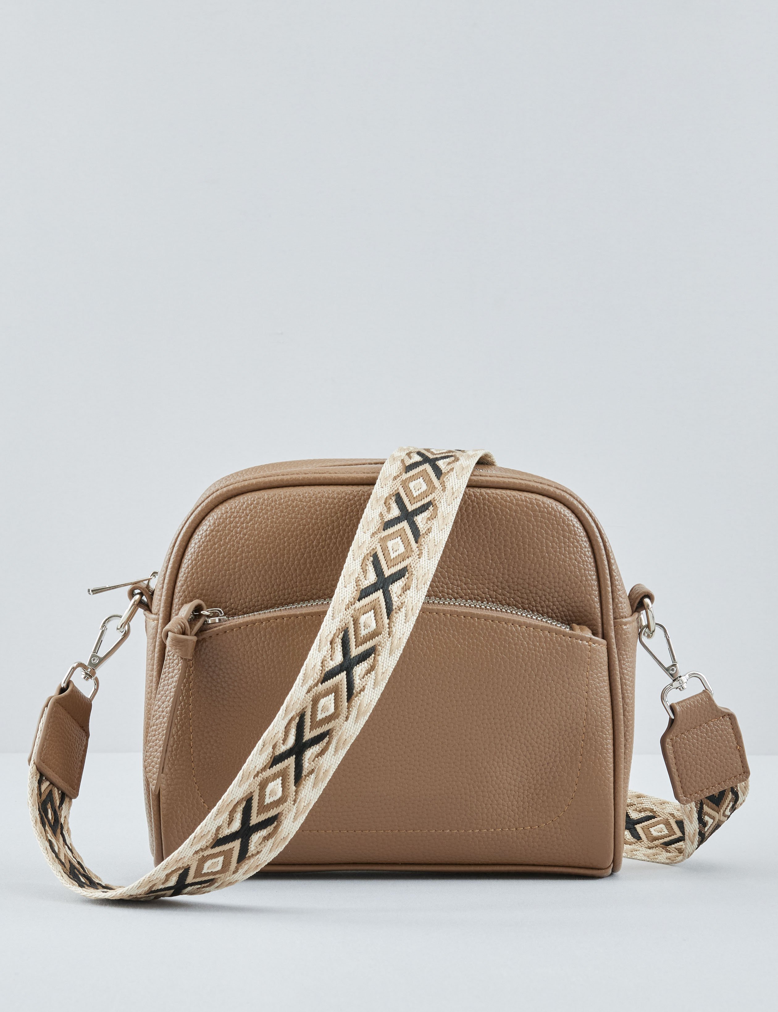 Mittelgroße Crossbody-Bag, Dekogurt
