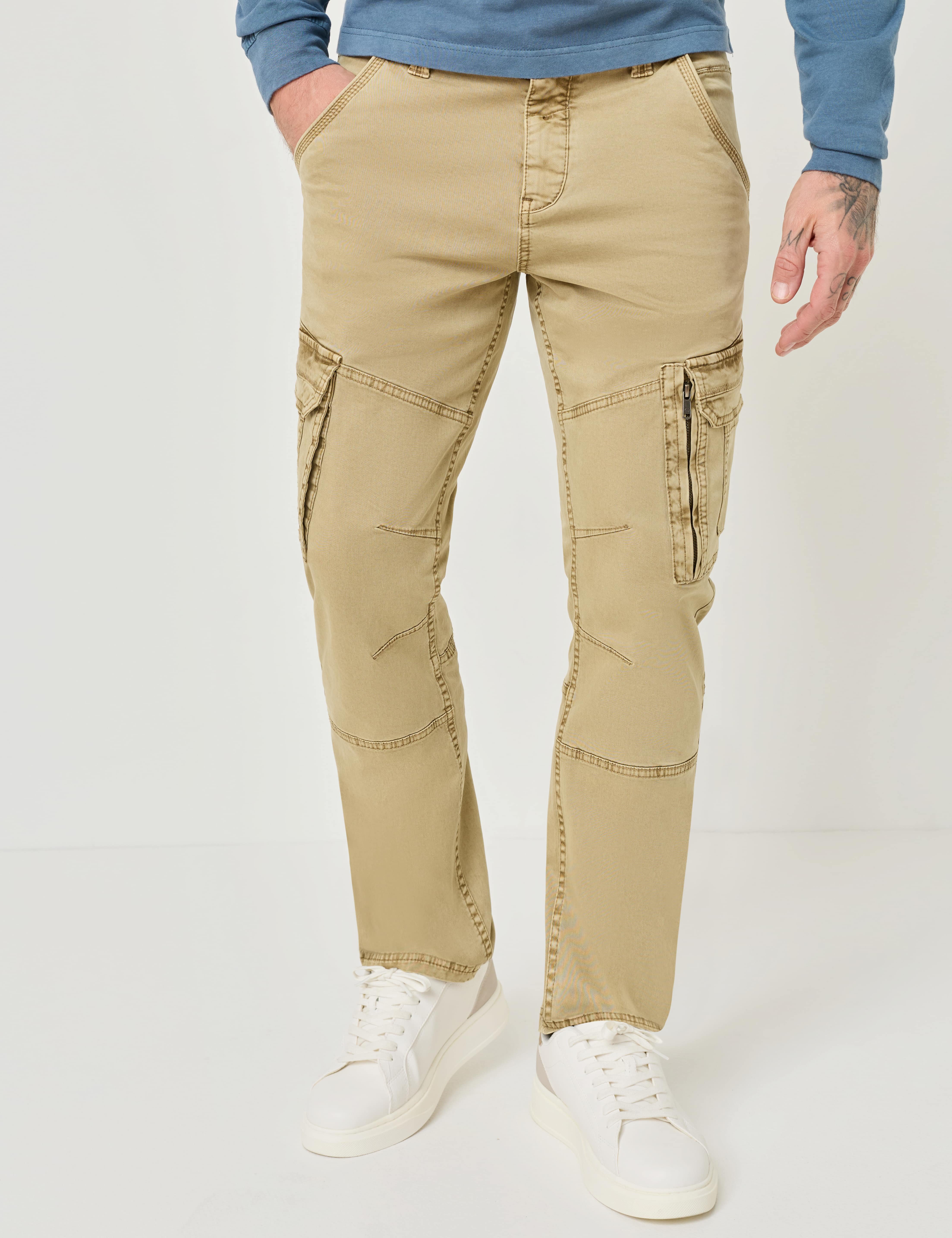 Cargohose aus Baumwoll-Stretch