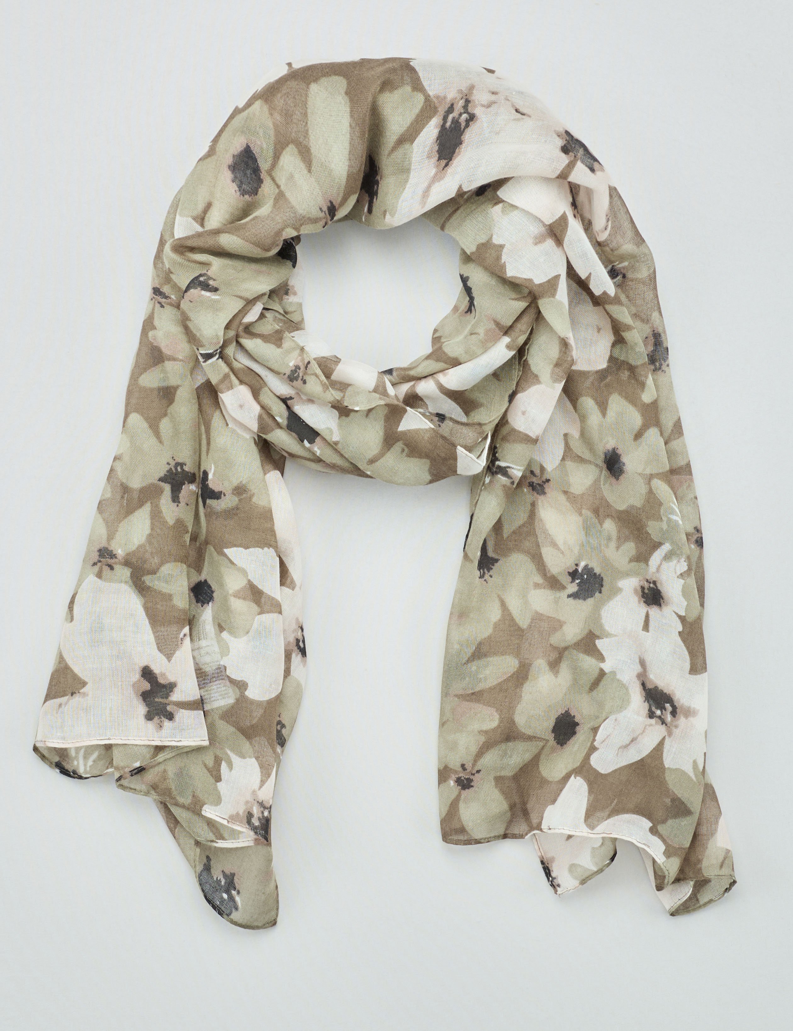 Softes Tuch mit Blumen-Muster