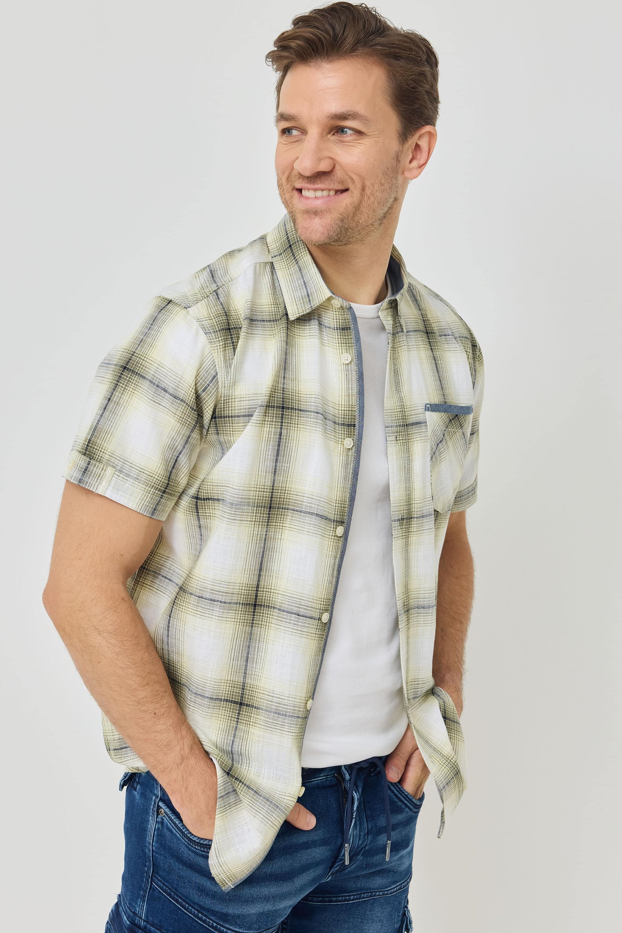 Allrounder: Karo-Hemd aus Baumwolle