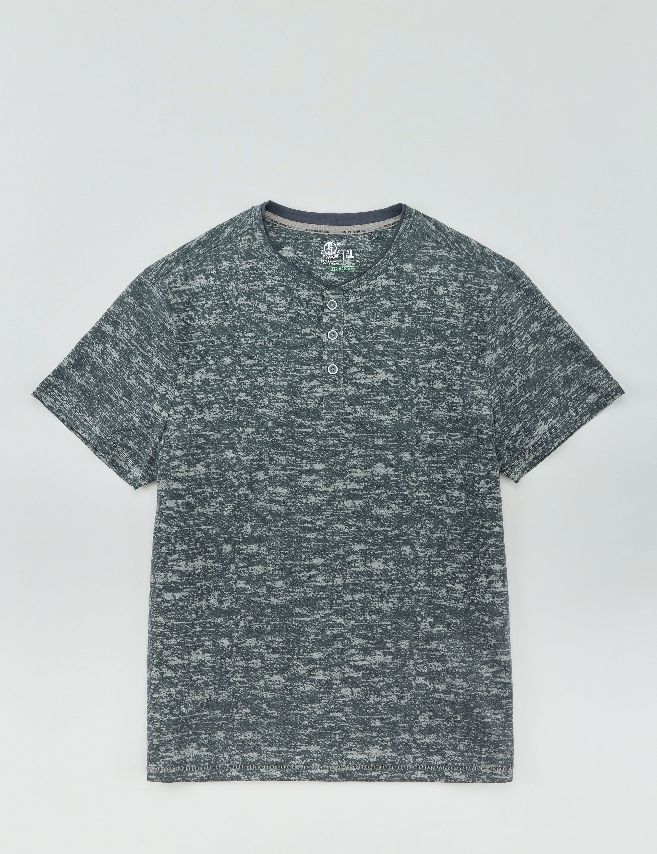 Henley-Shirt aus Effektgarn