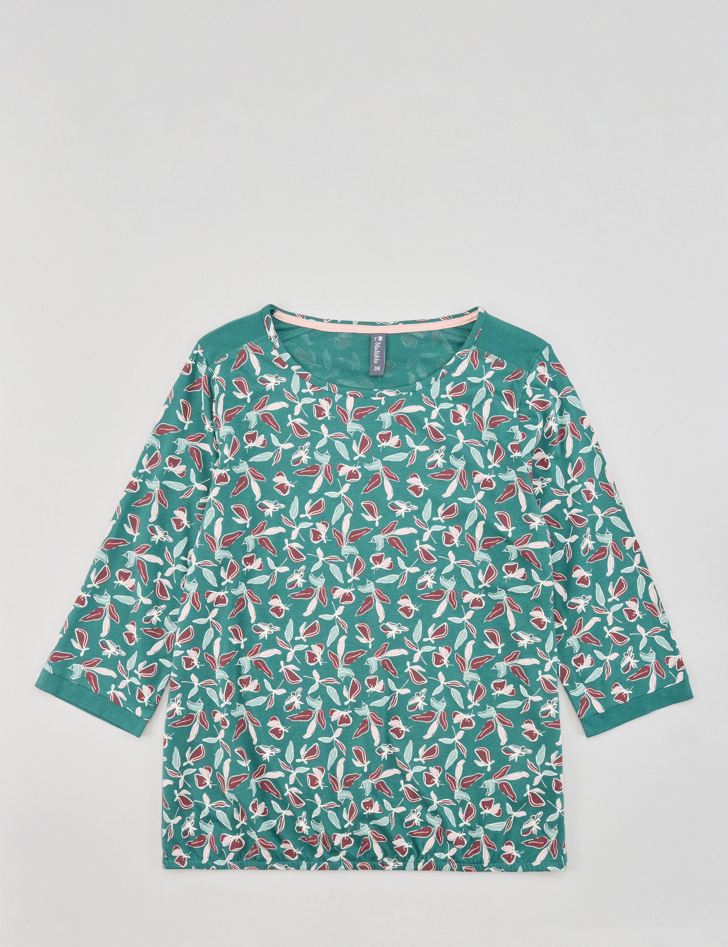 Leichtes T-Shirt mit Allover-Print