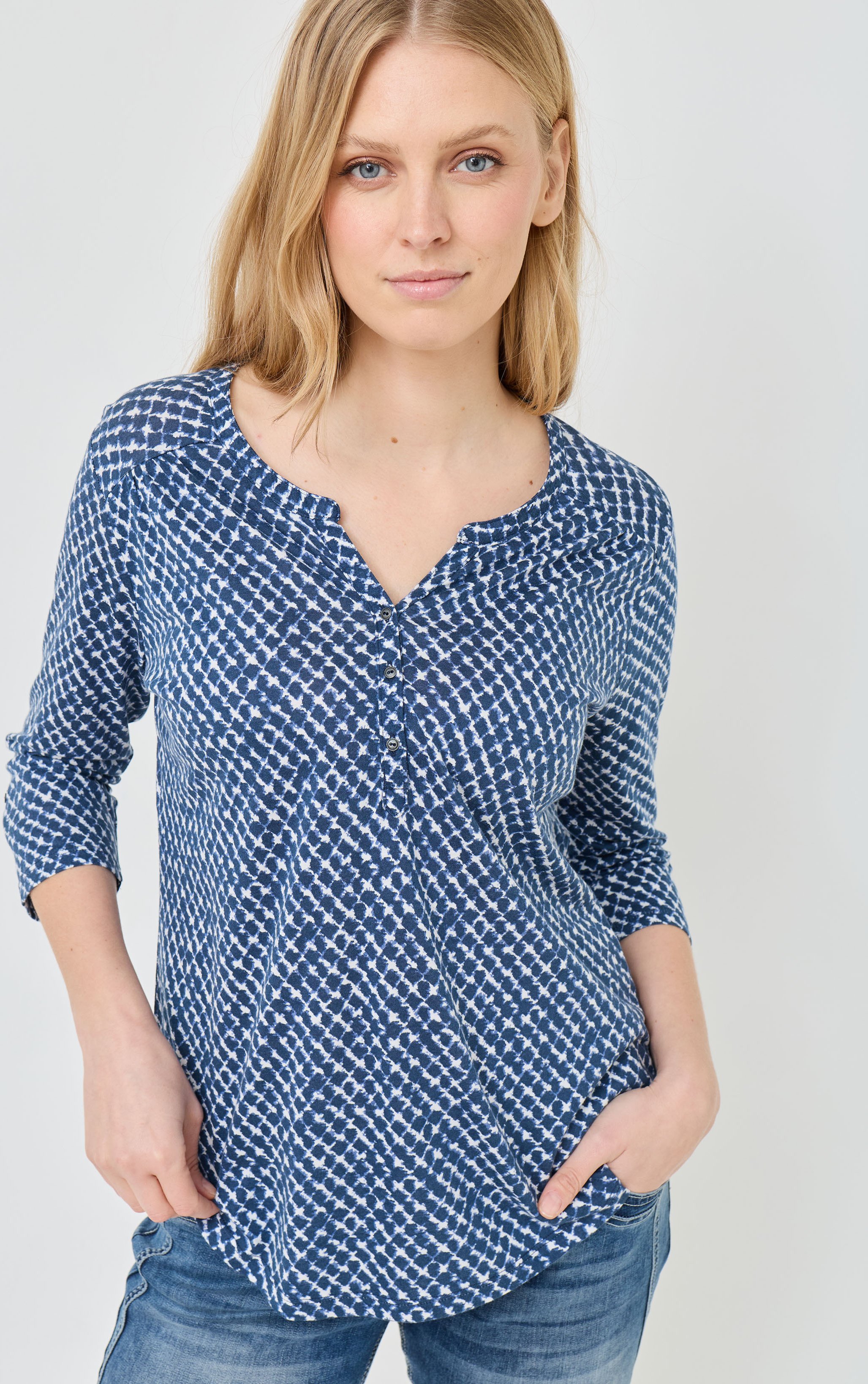 Leichtes Shirt mit 3/4 Arm