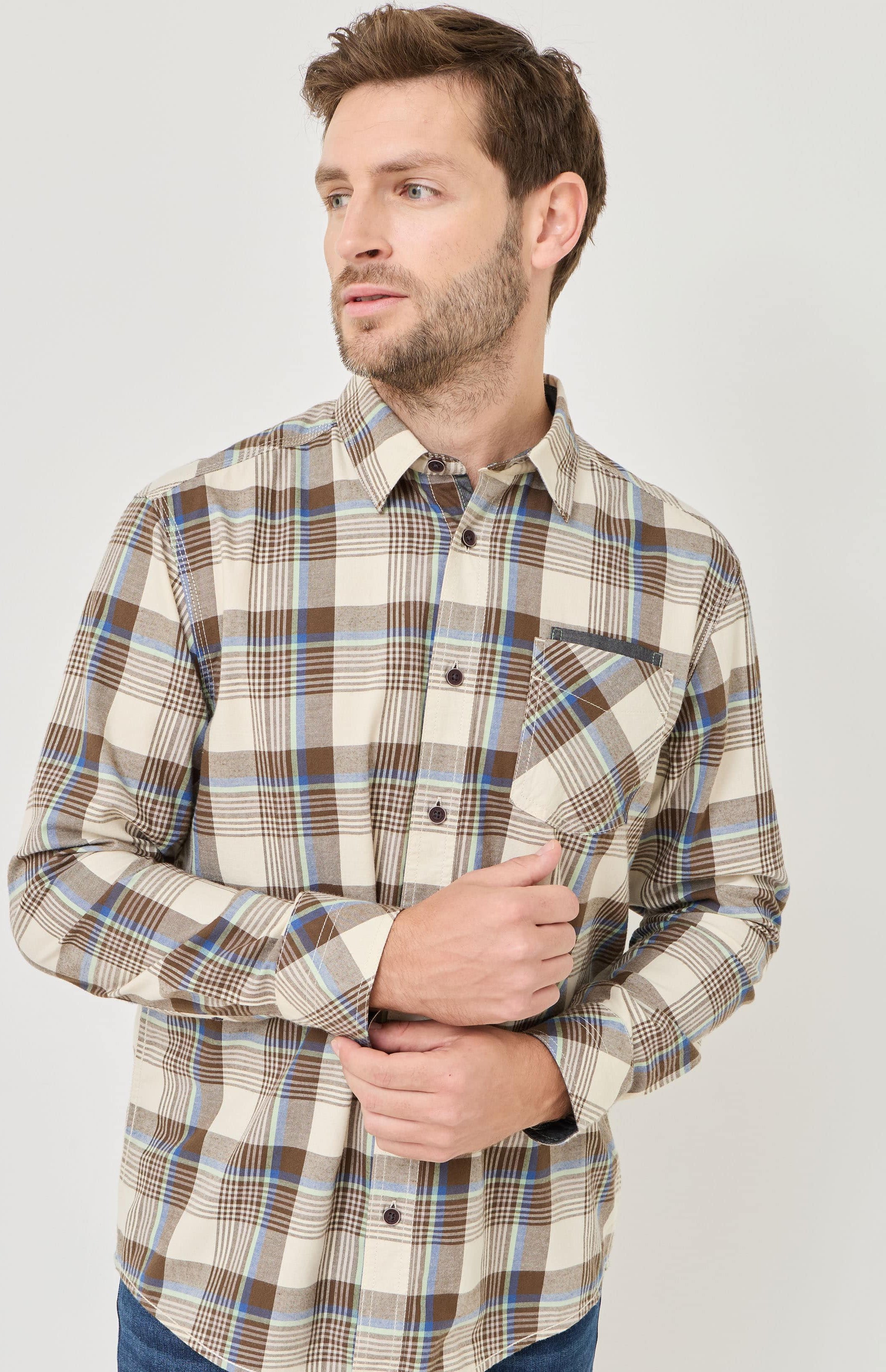 Karohemd aus weicher Twillqualität