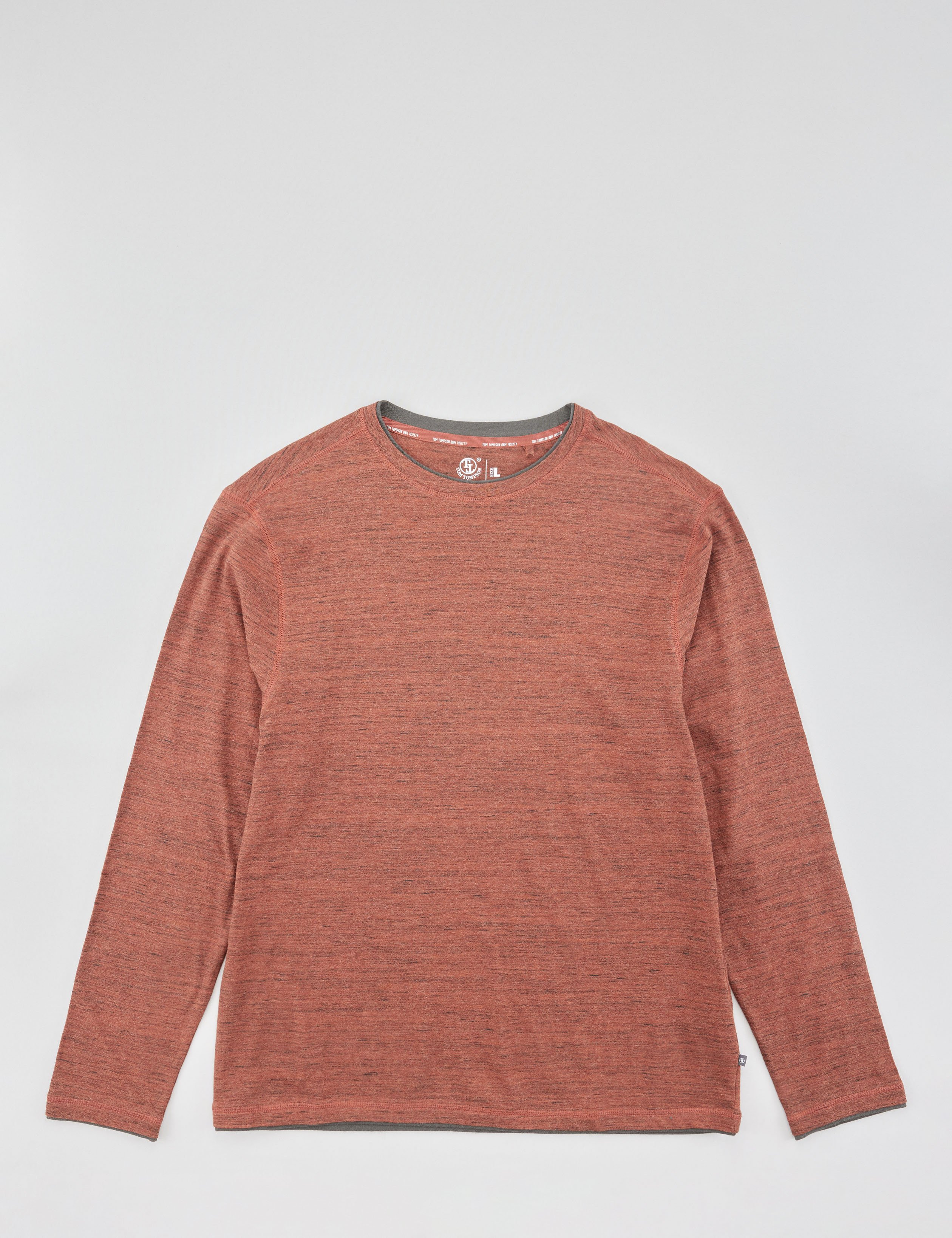 Legeres Longsleeve, Melange-Optik
