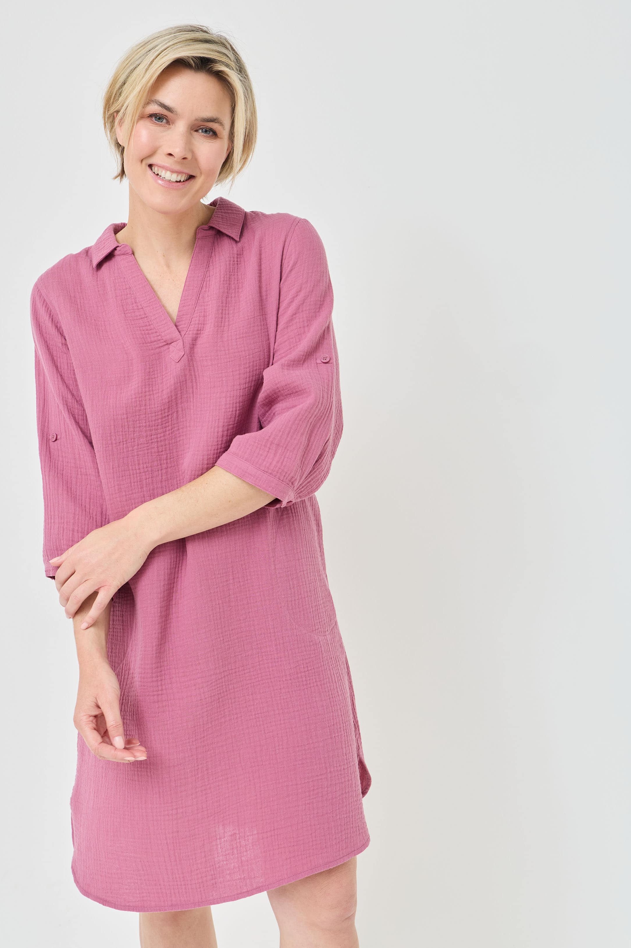 Luftiges Kleid aus Musselin