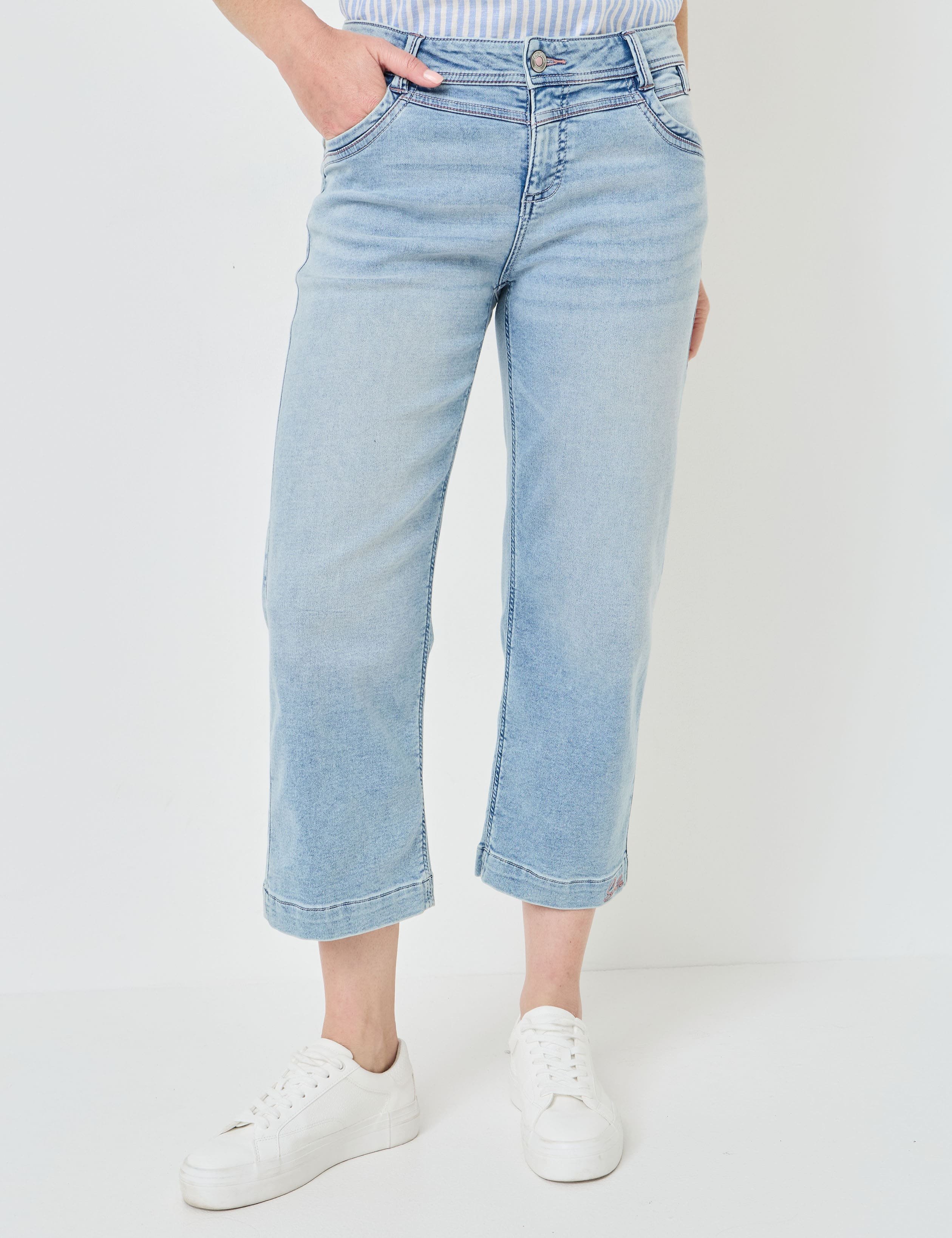 Allrounder: 7/8 Jeans Wide Leg