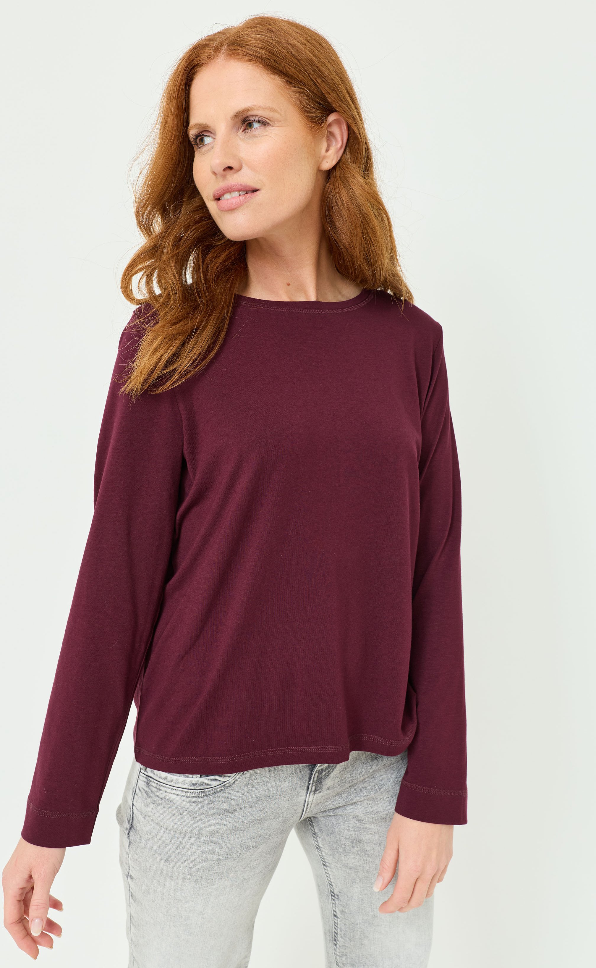 Langarm-Shirt im Basic-Style
