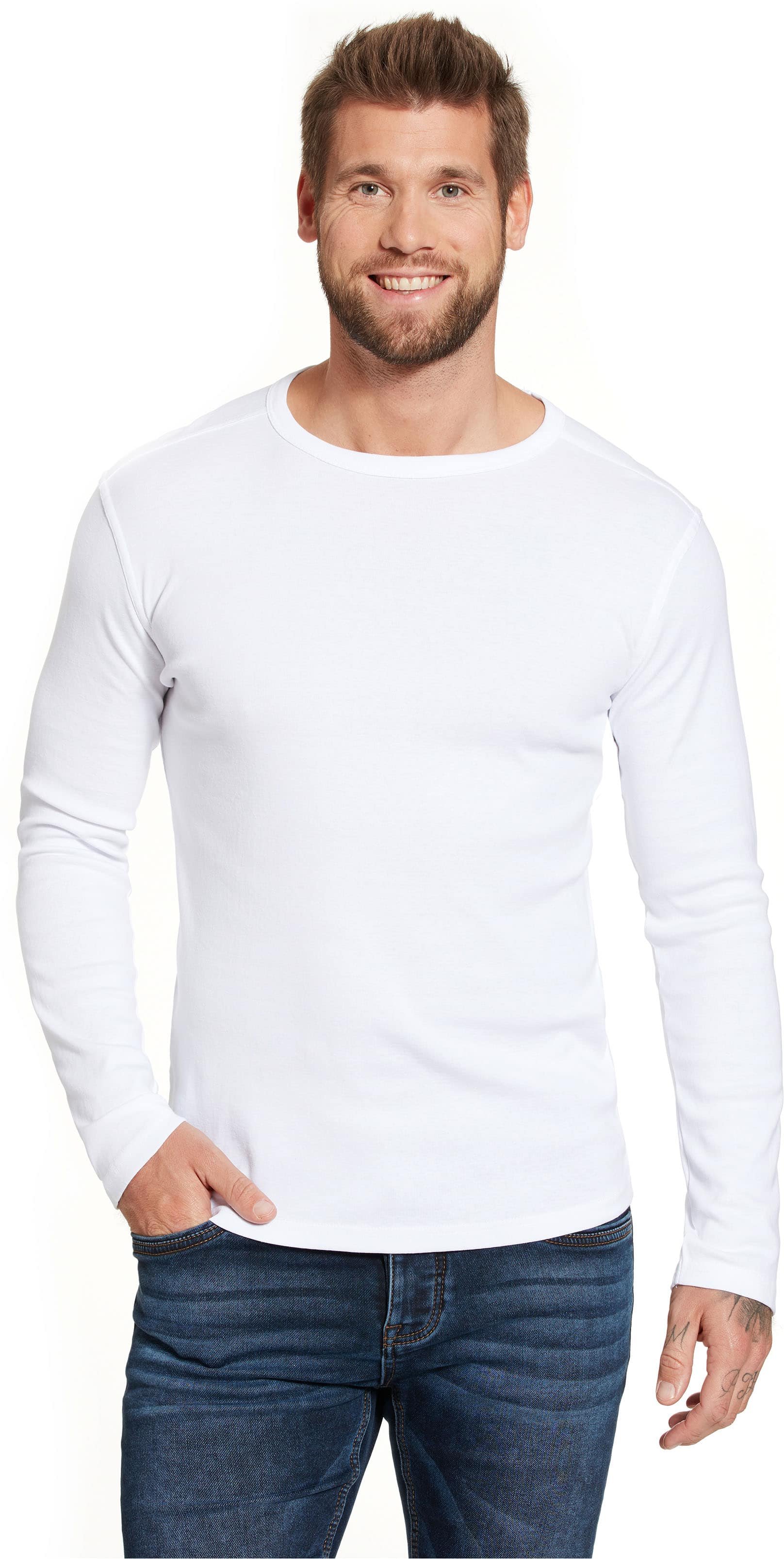 Basic Ripp-Shirt aus Bio-Baumwolle