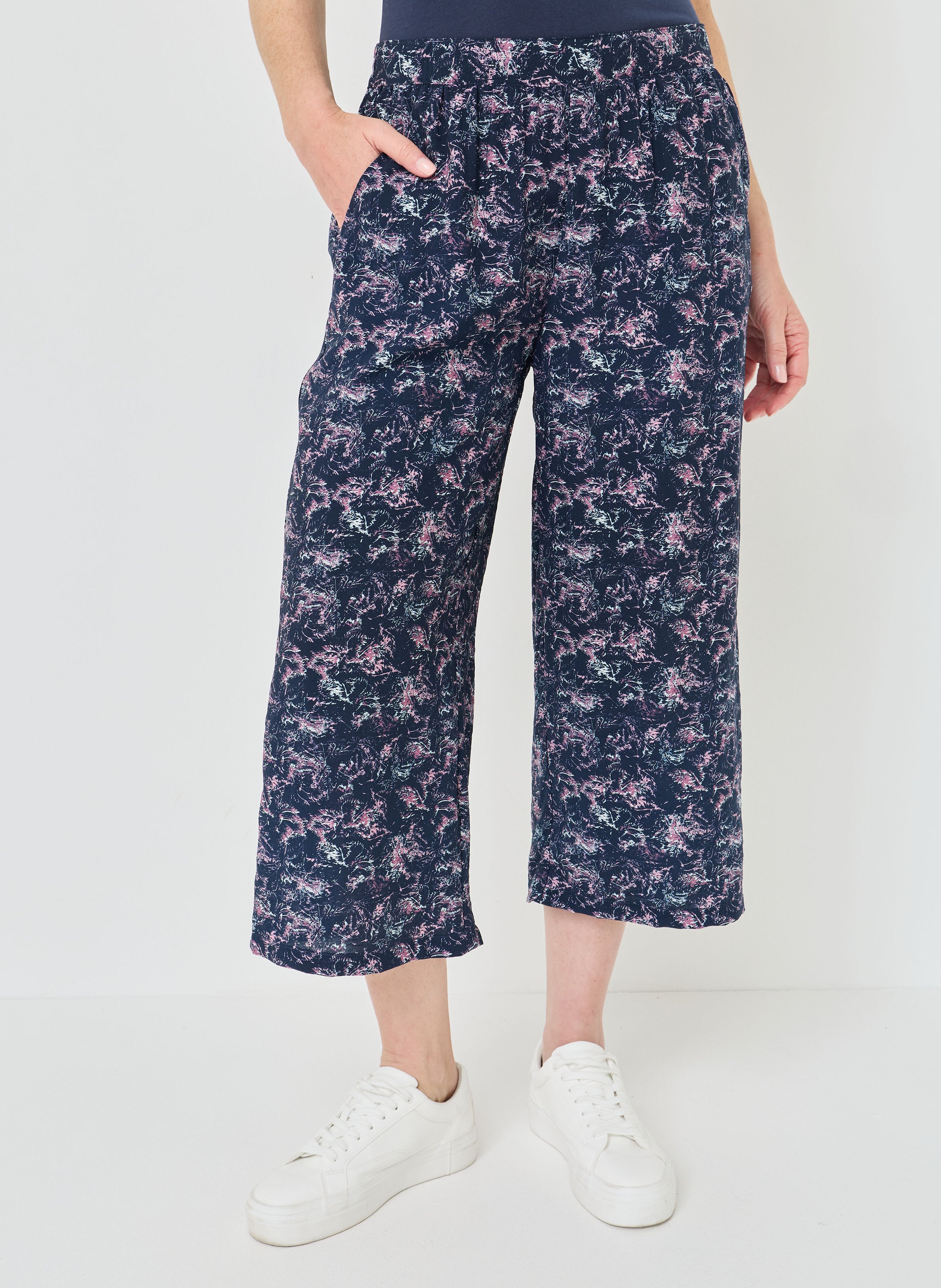 Sommerliche Culotte, mit Print