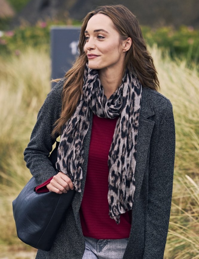 Weiches Tuch mit Leo-Muster