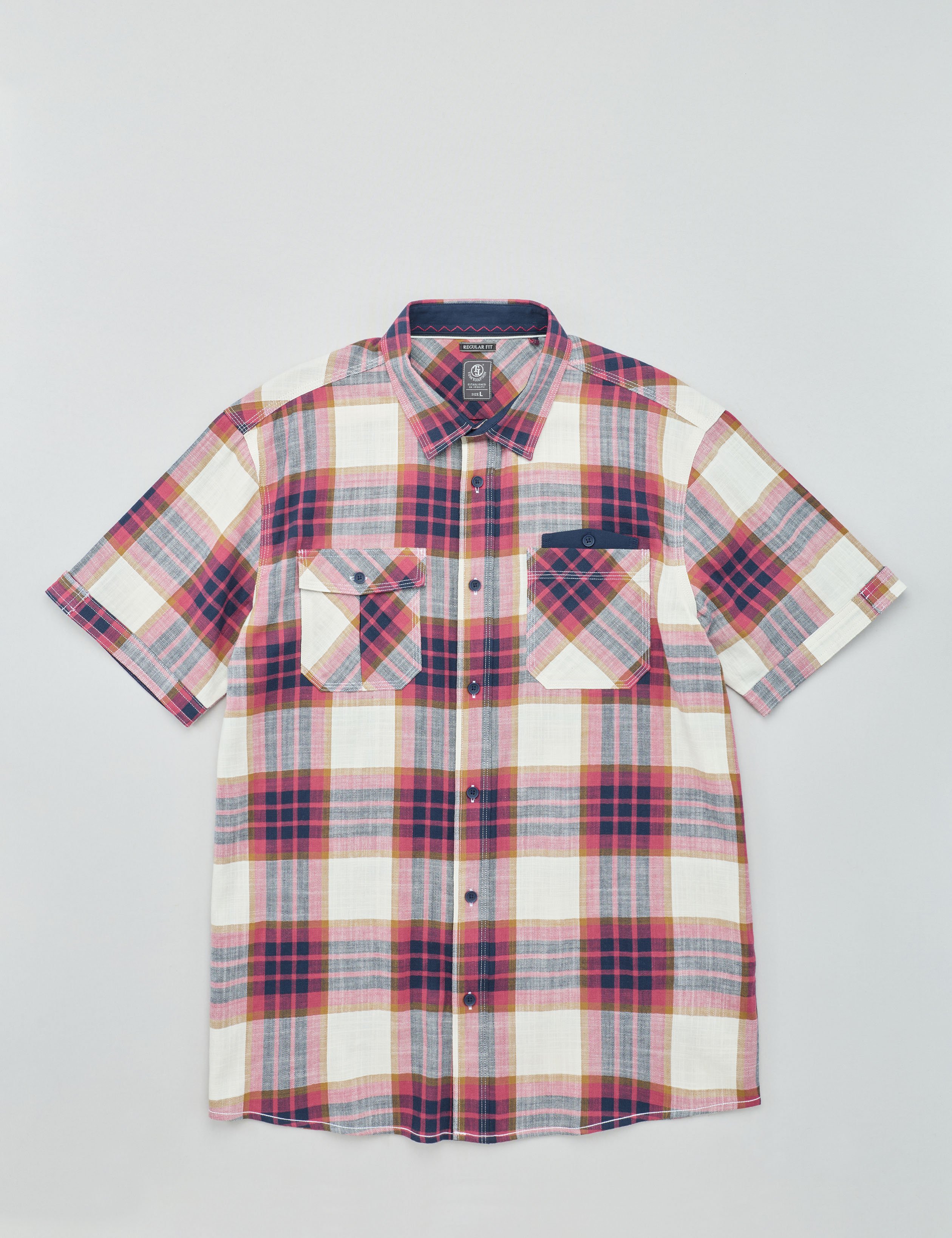 Karohemd aus reiner Baumwolle