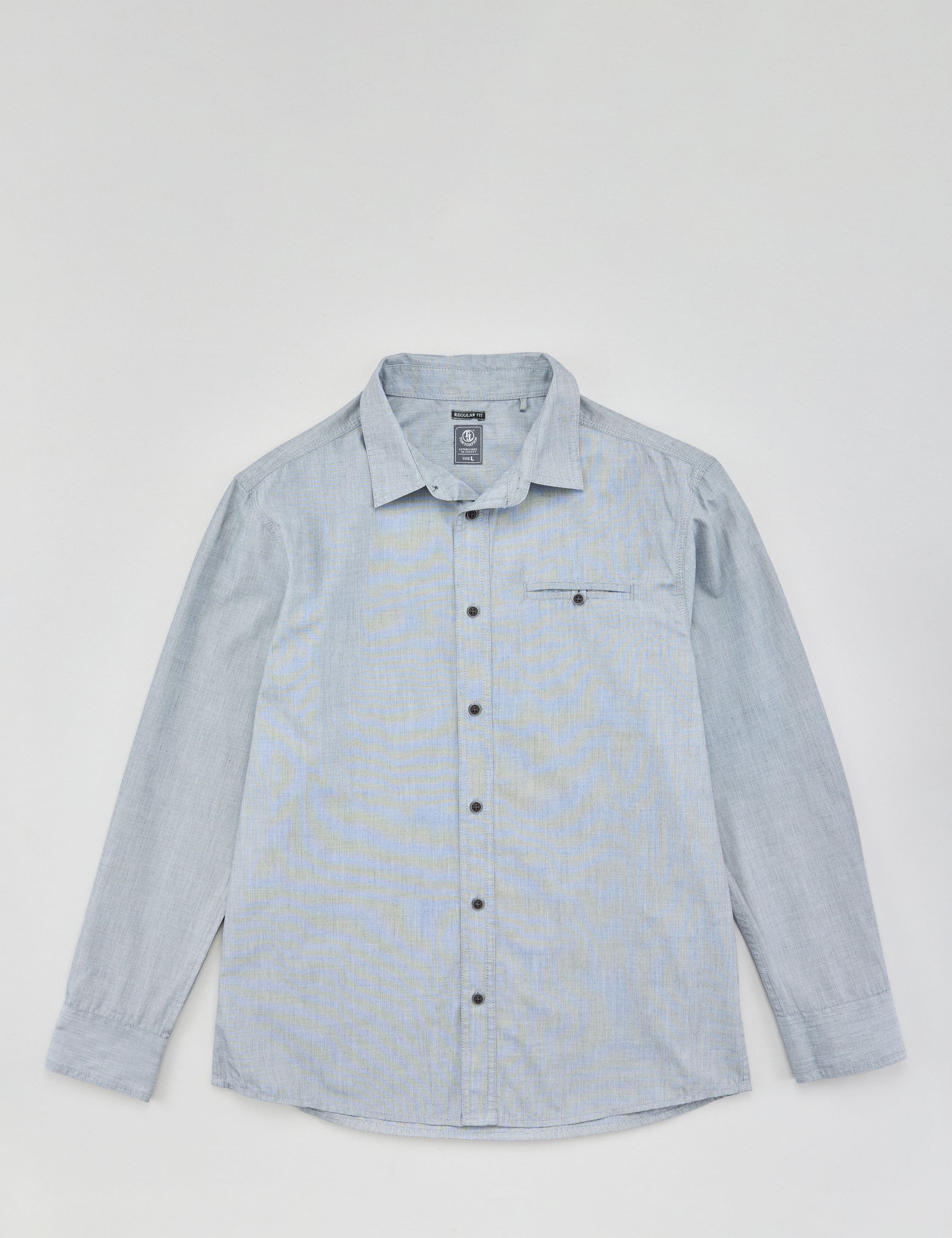 Pflegeleichtes Hemd, Minikaro