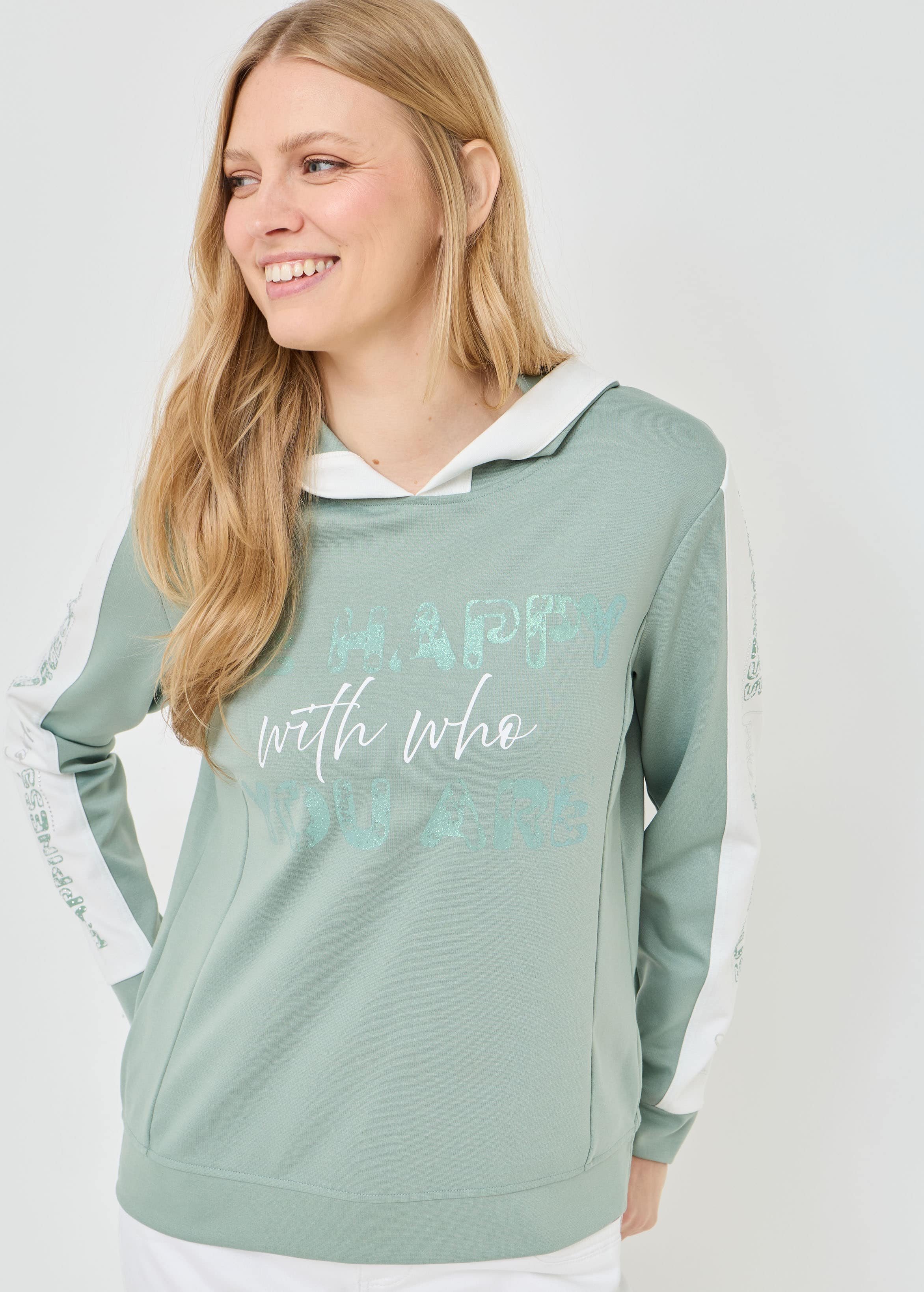 Langarmshirt mit Print-Details