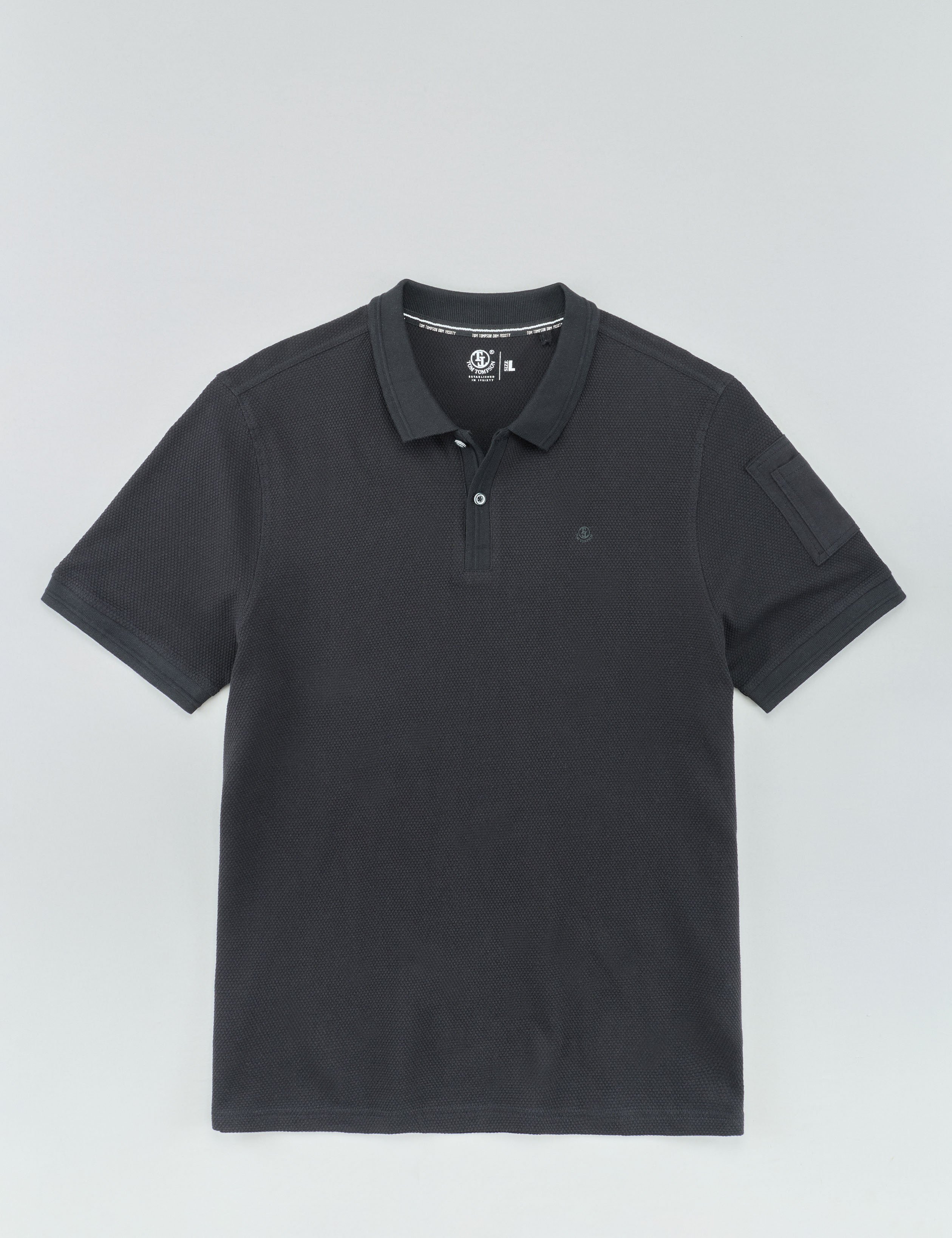 Poloshirt mit dezenter Struktur