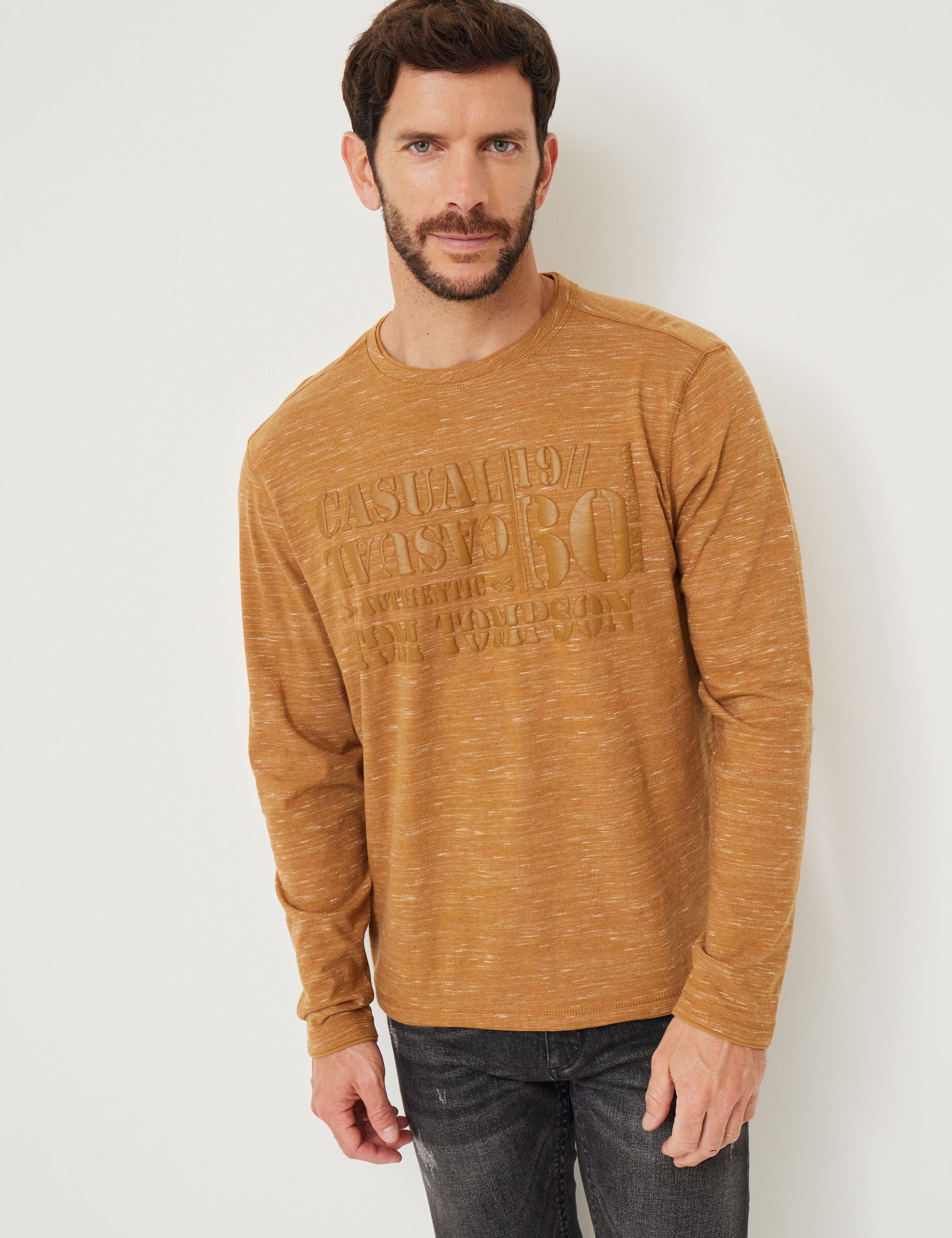 Longsleeve mit plakativem Print