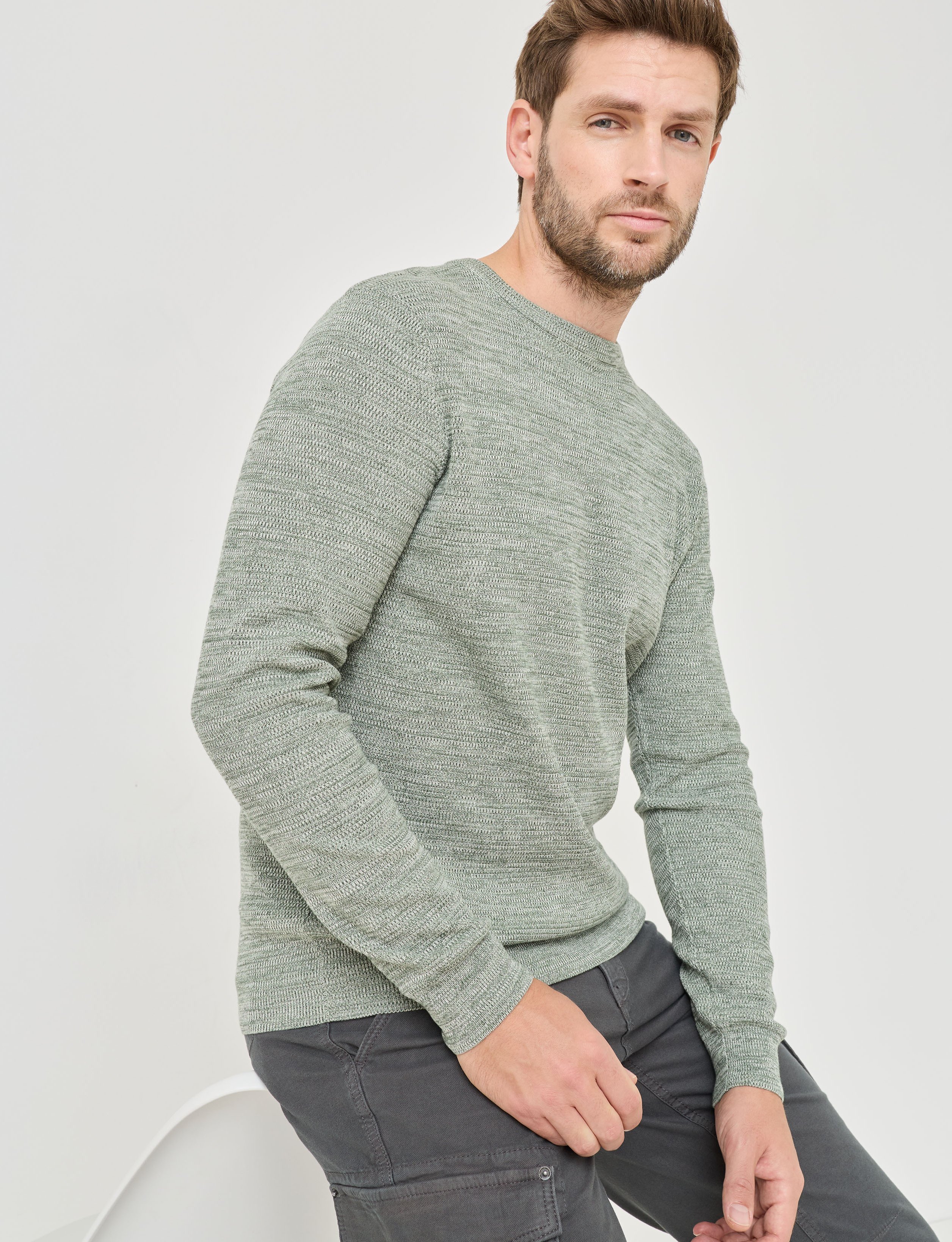 Baumwoll-Pullover, Multicolor
