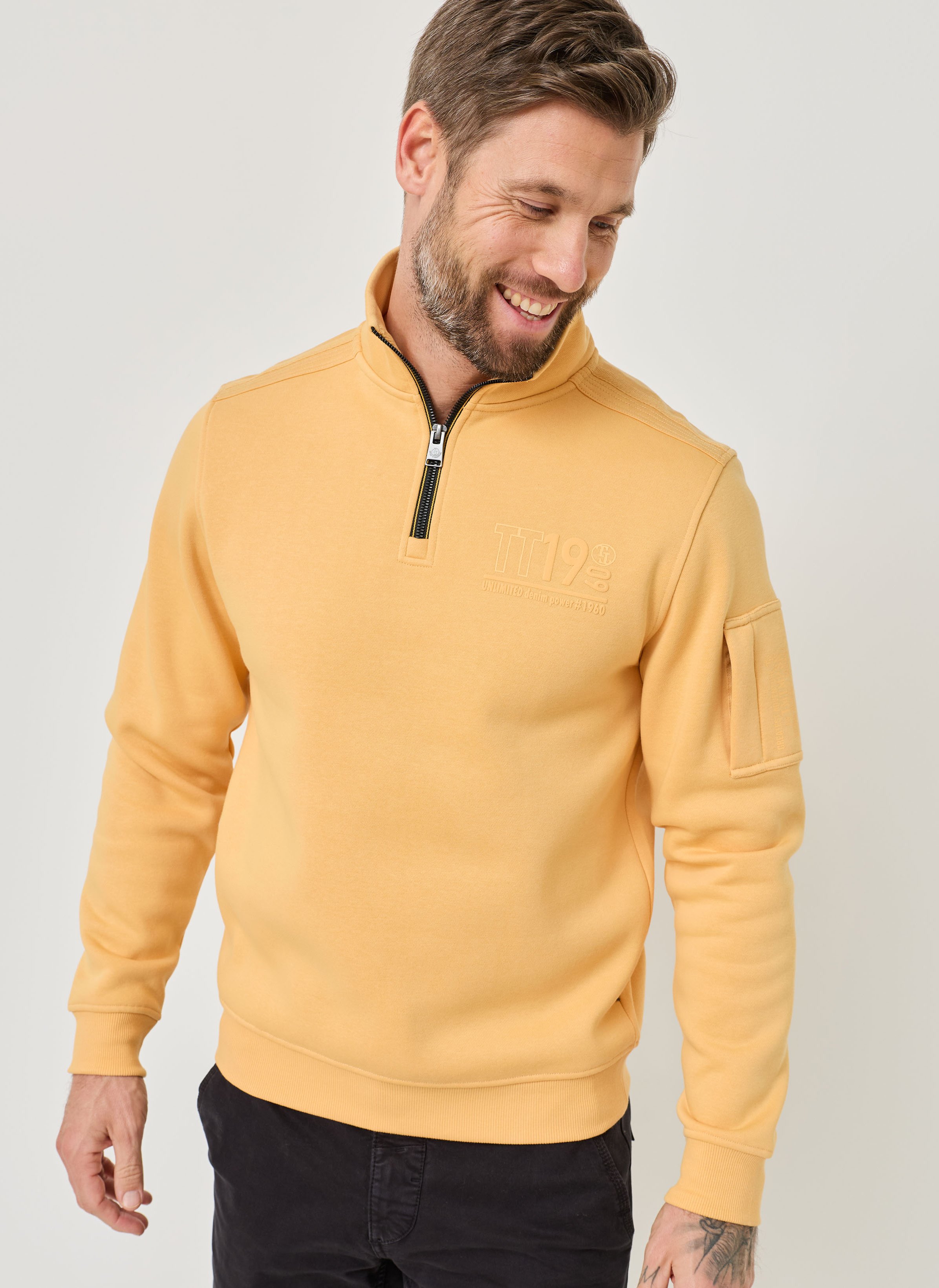 Troyer-Sweatshirt, extrasoft