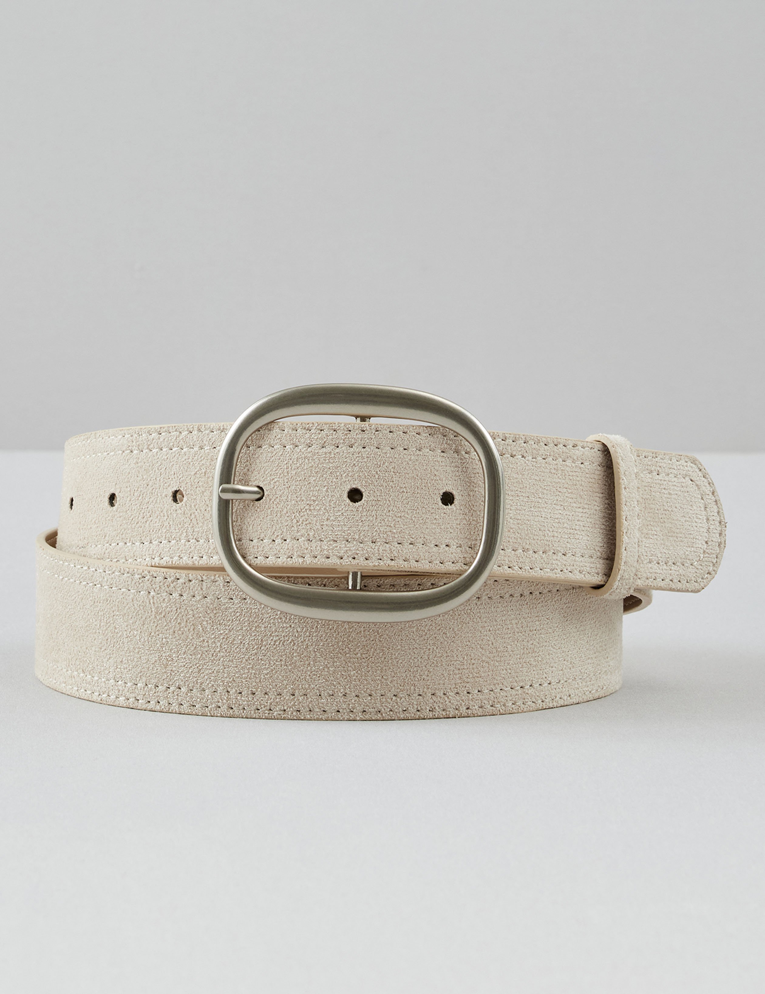 Gürtel in Veloursleder-Optik