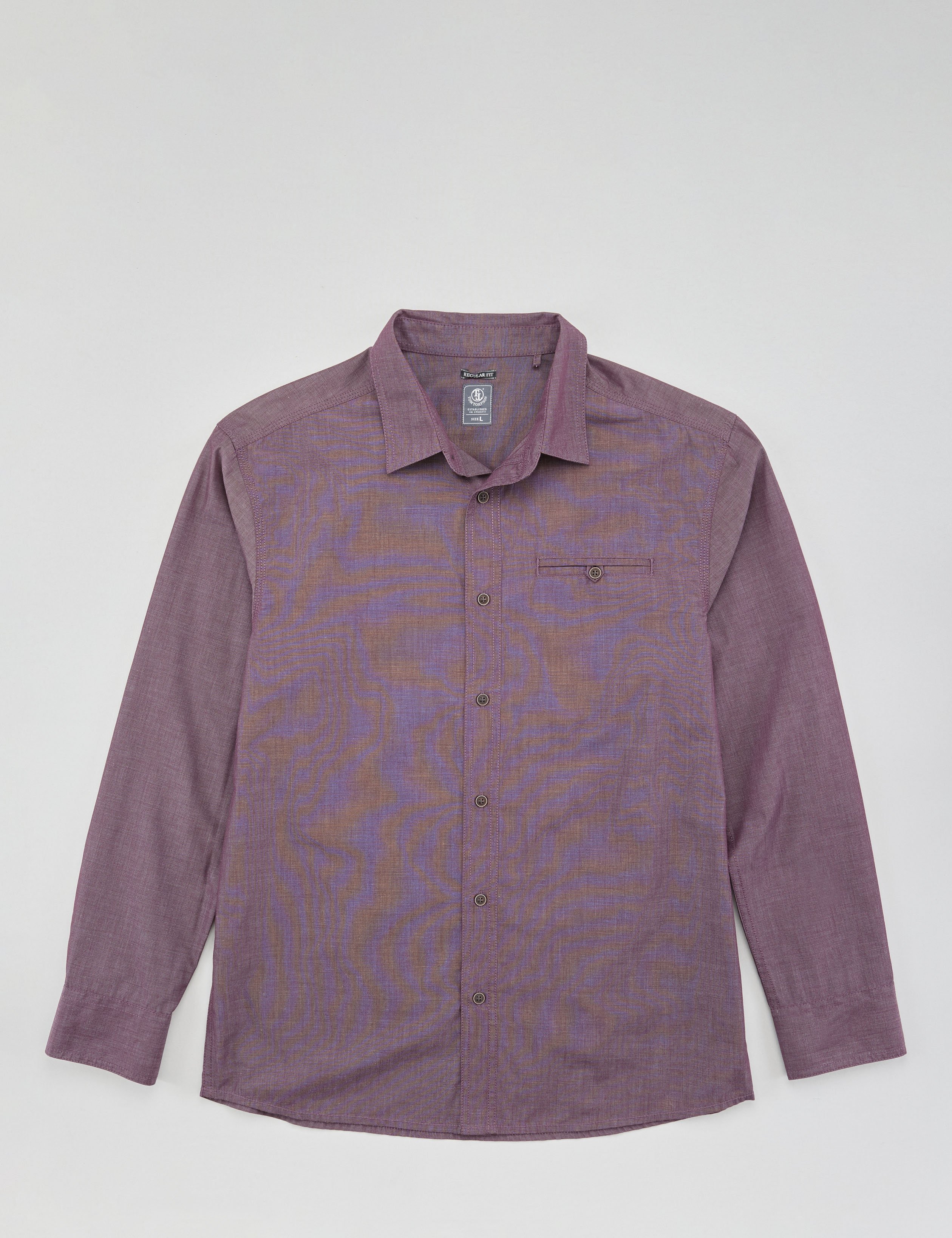 Pflegeleichtes Hemd, Minikaro