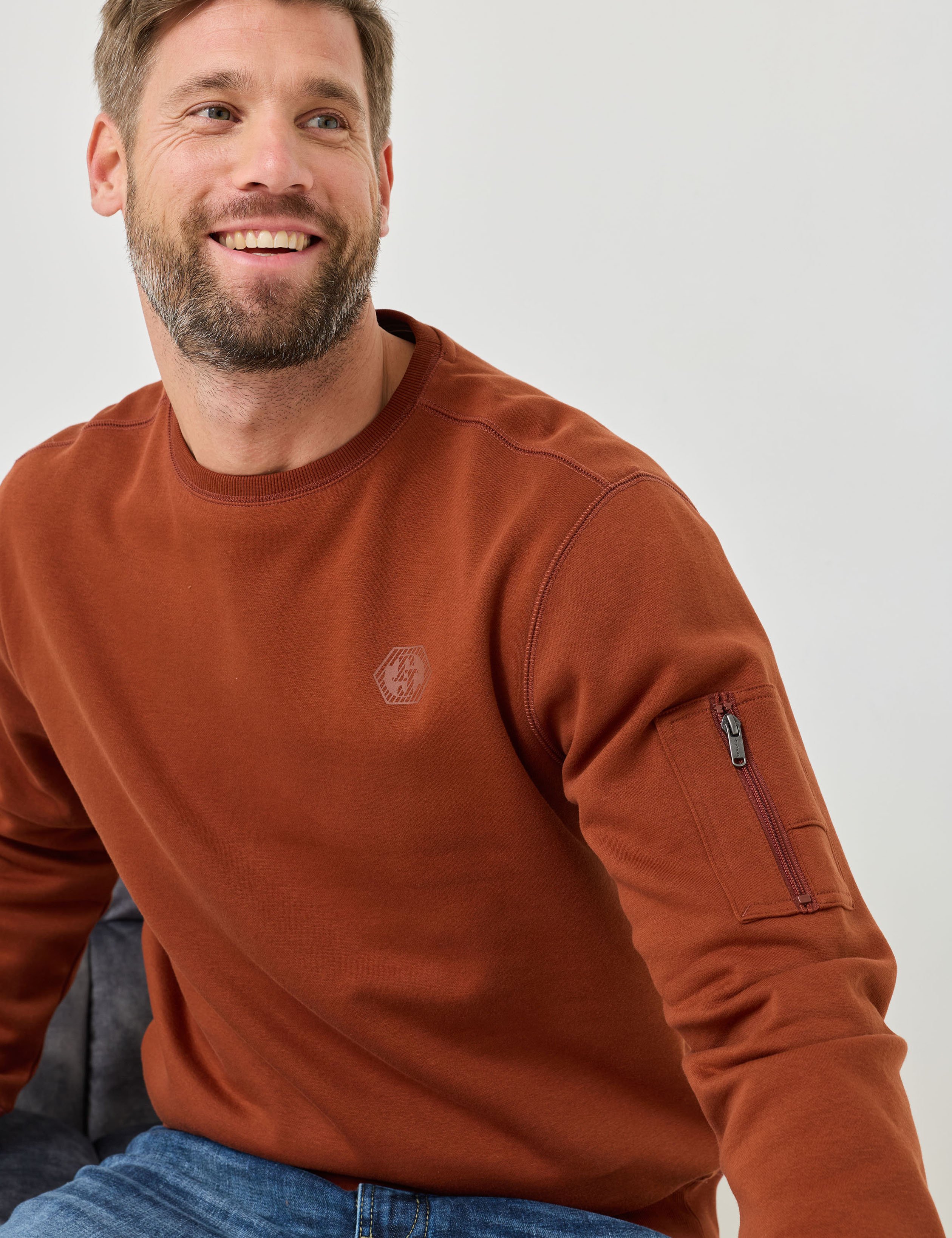 Softes Basic-Sweat mit Rundhals