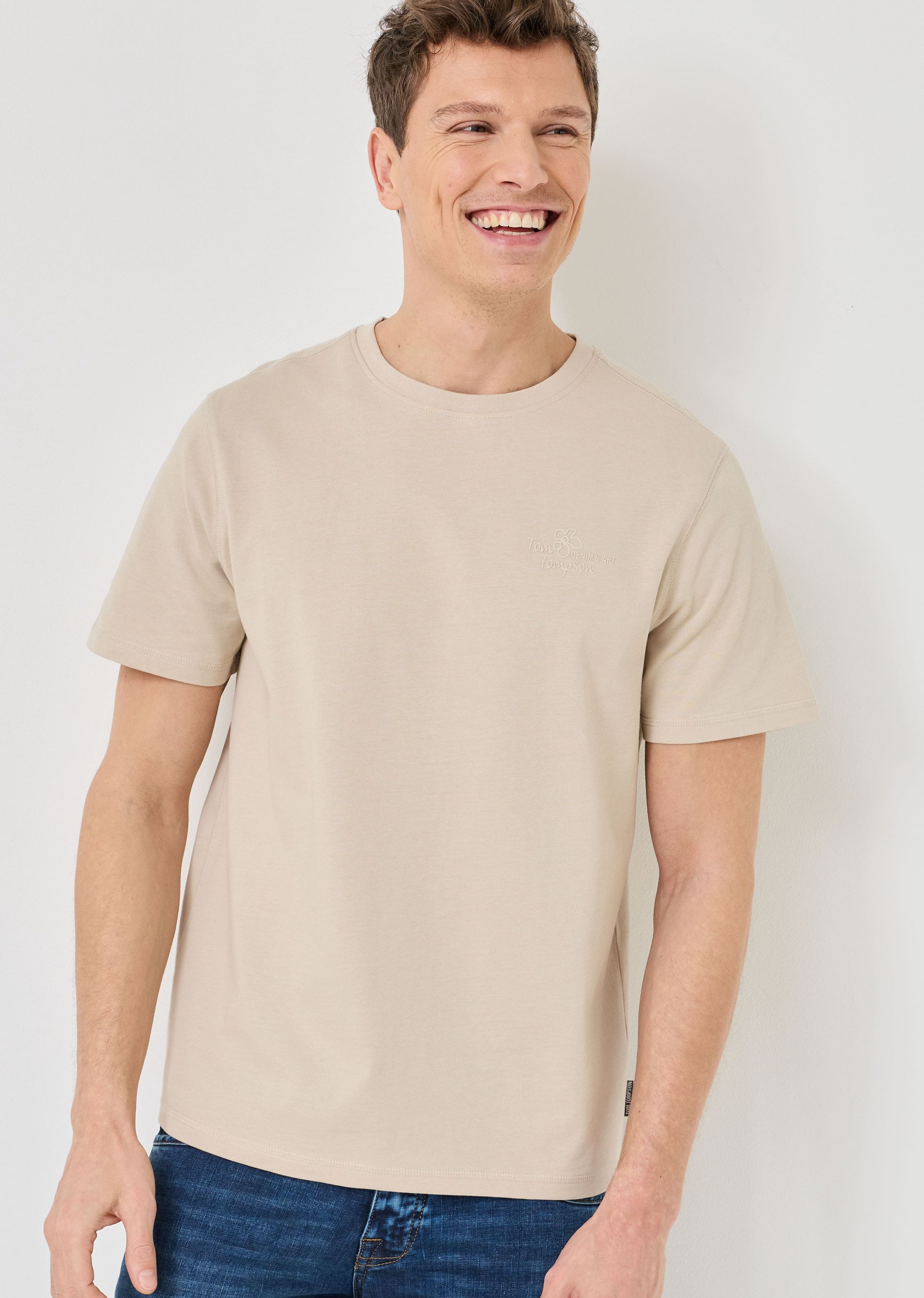 Weiches T-Shirt mit Rückenprint