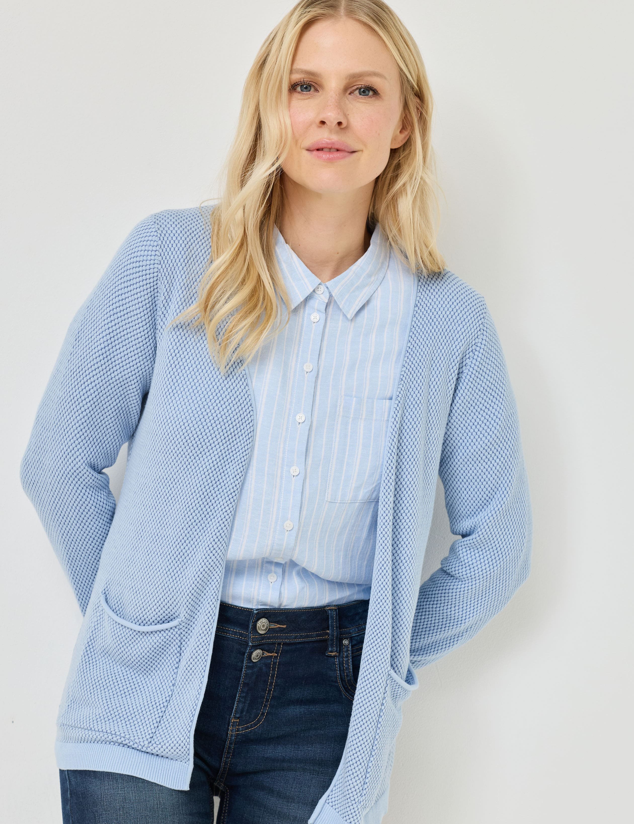 Musthave: offene Feinstrickjacke