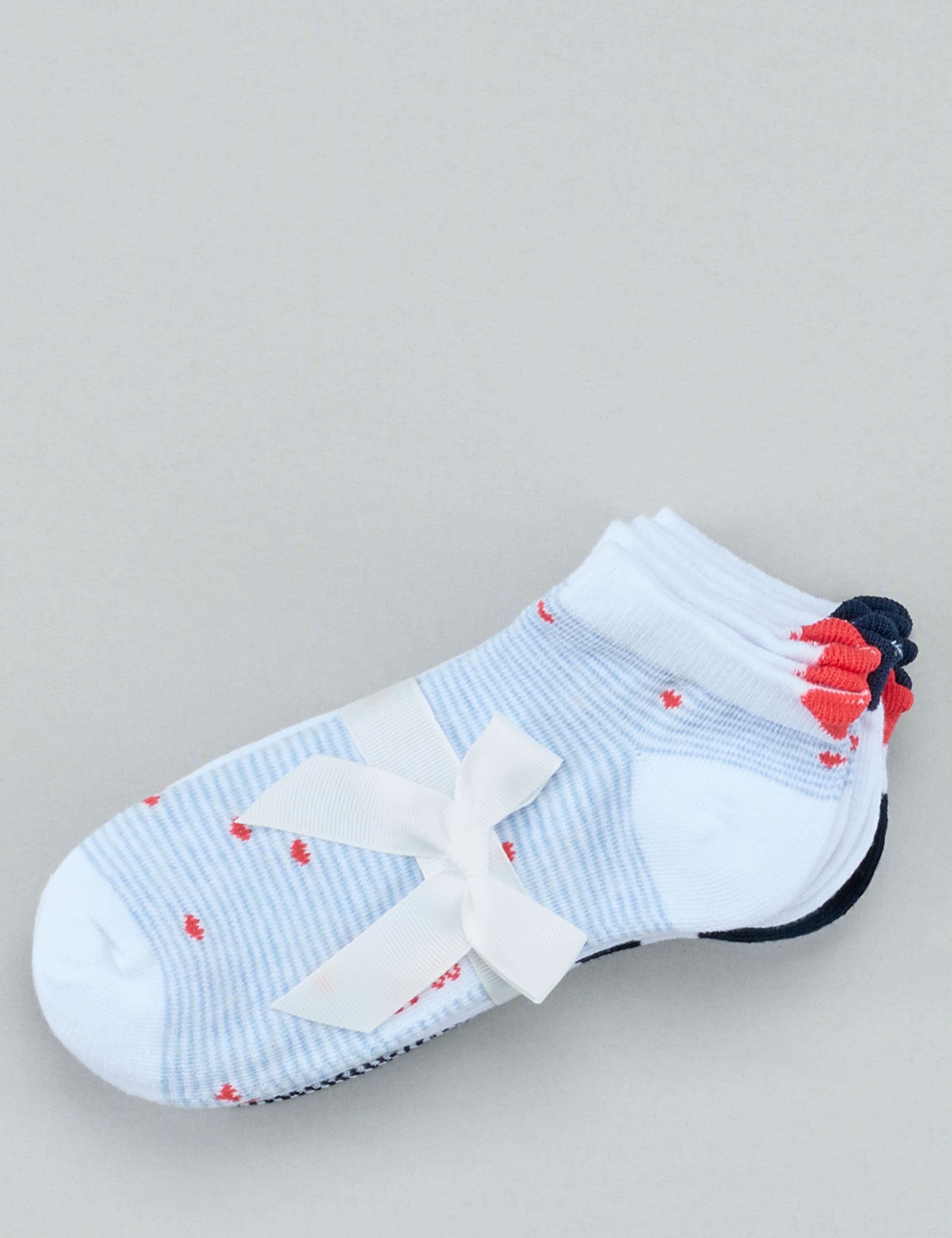 5er Pack Sneaker-Socken, Herzen