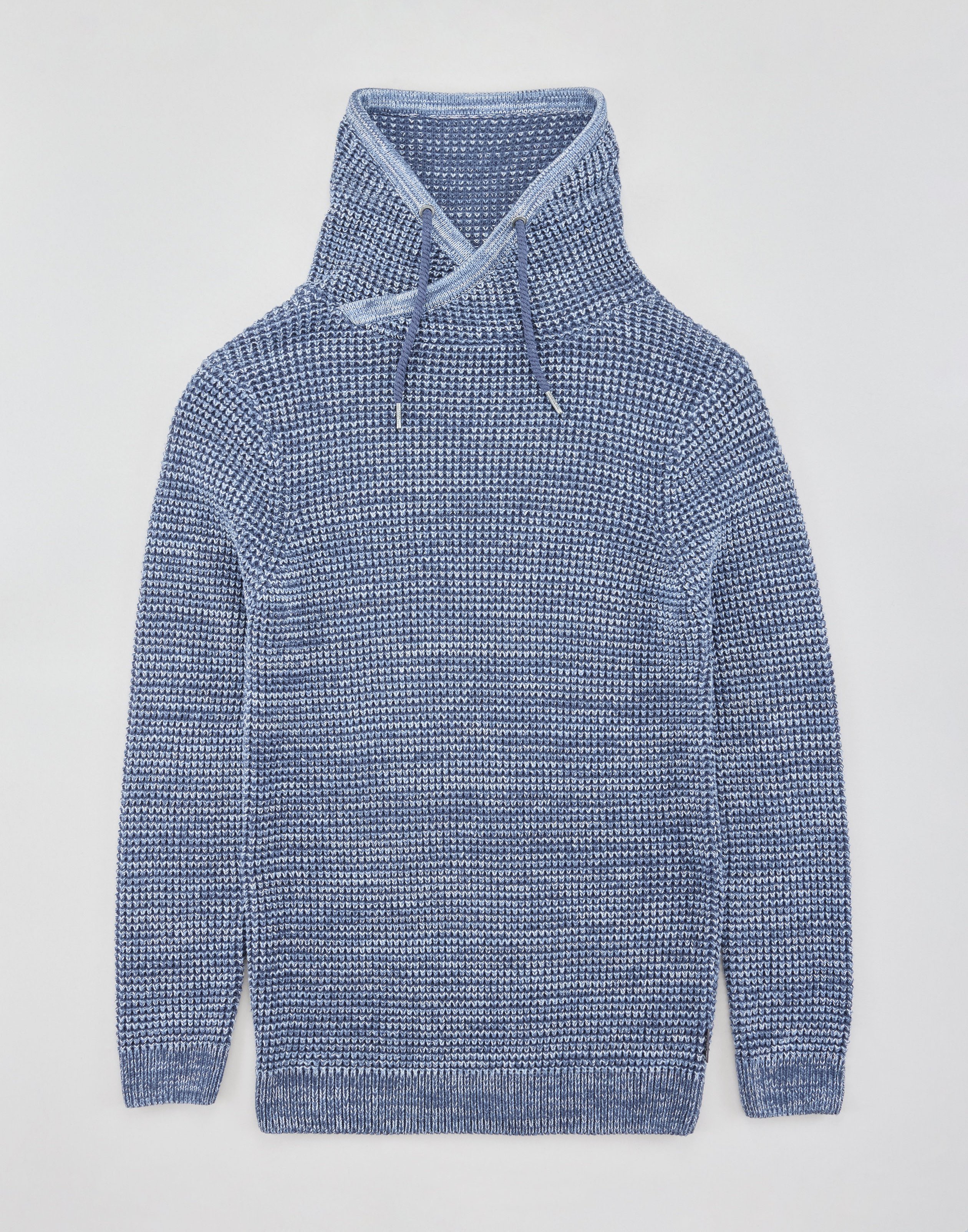 Strickpullover mit Tunnelkragen