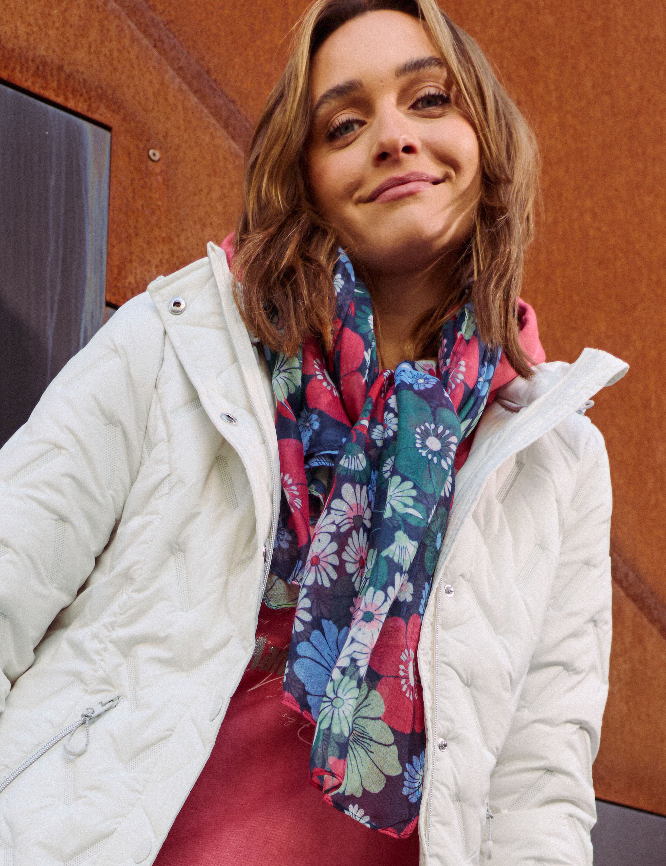 Softes Tuch mit Blumen-Print