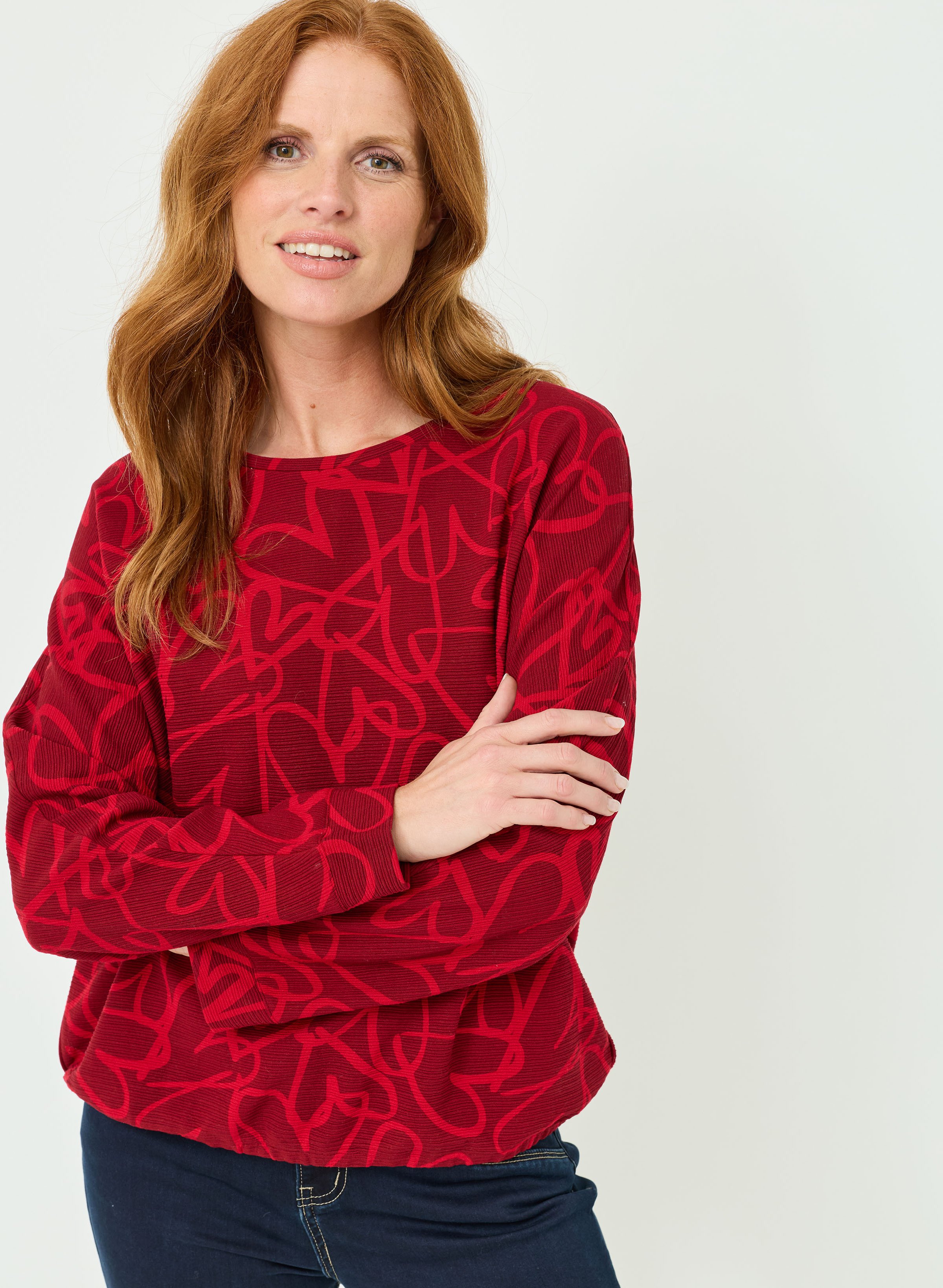 Oversized Shirt mit Print