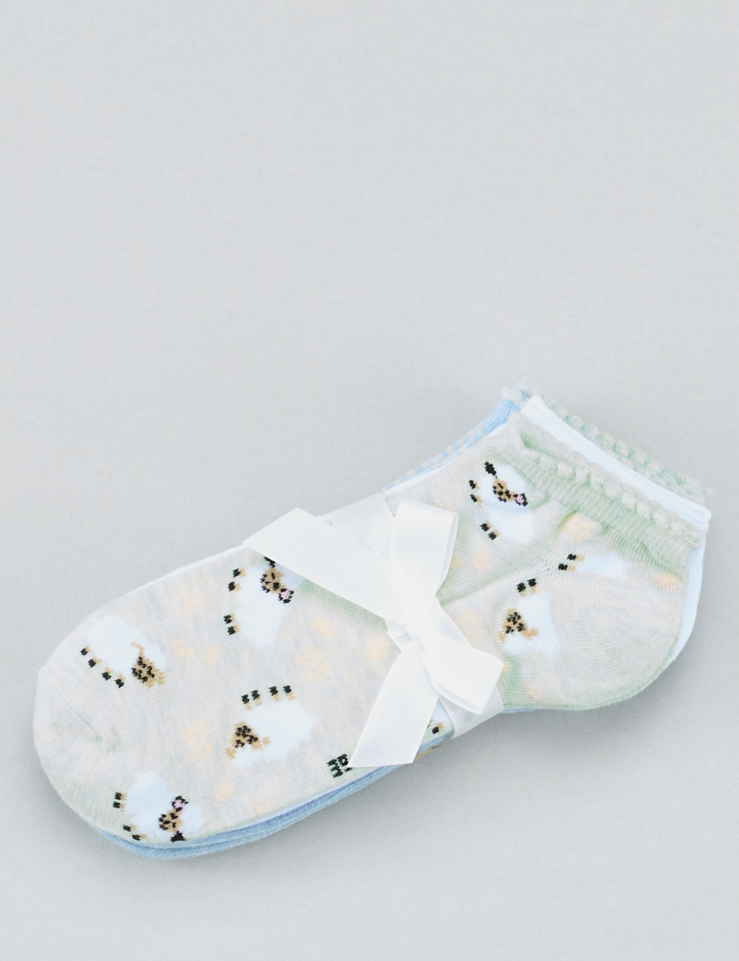 5er Pack Sneaker-Socken, Schäfchen