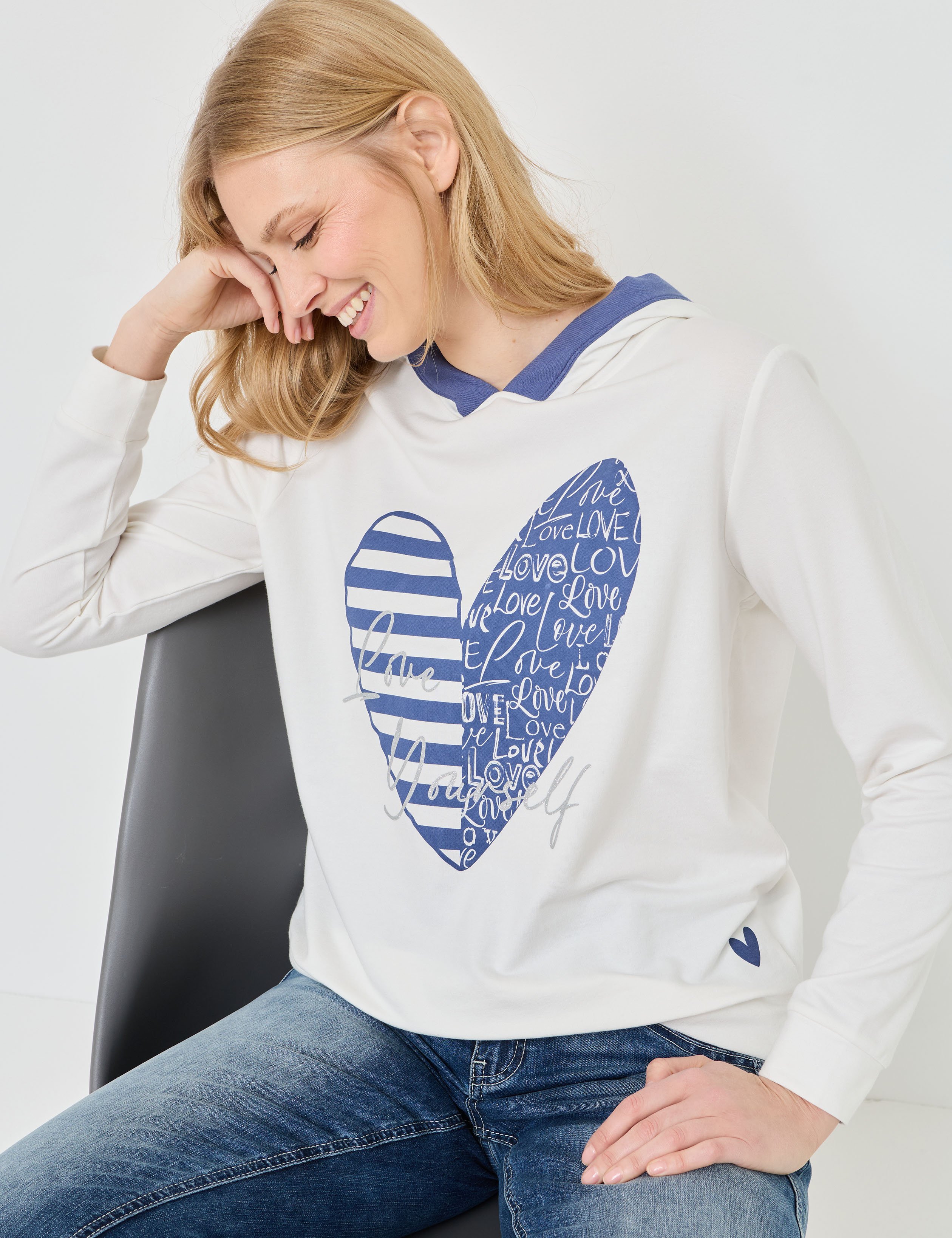 Kapuzenshirt mit Frontprint