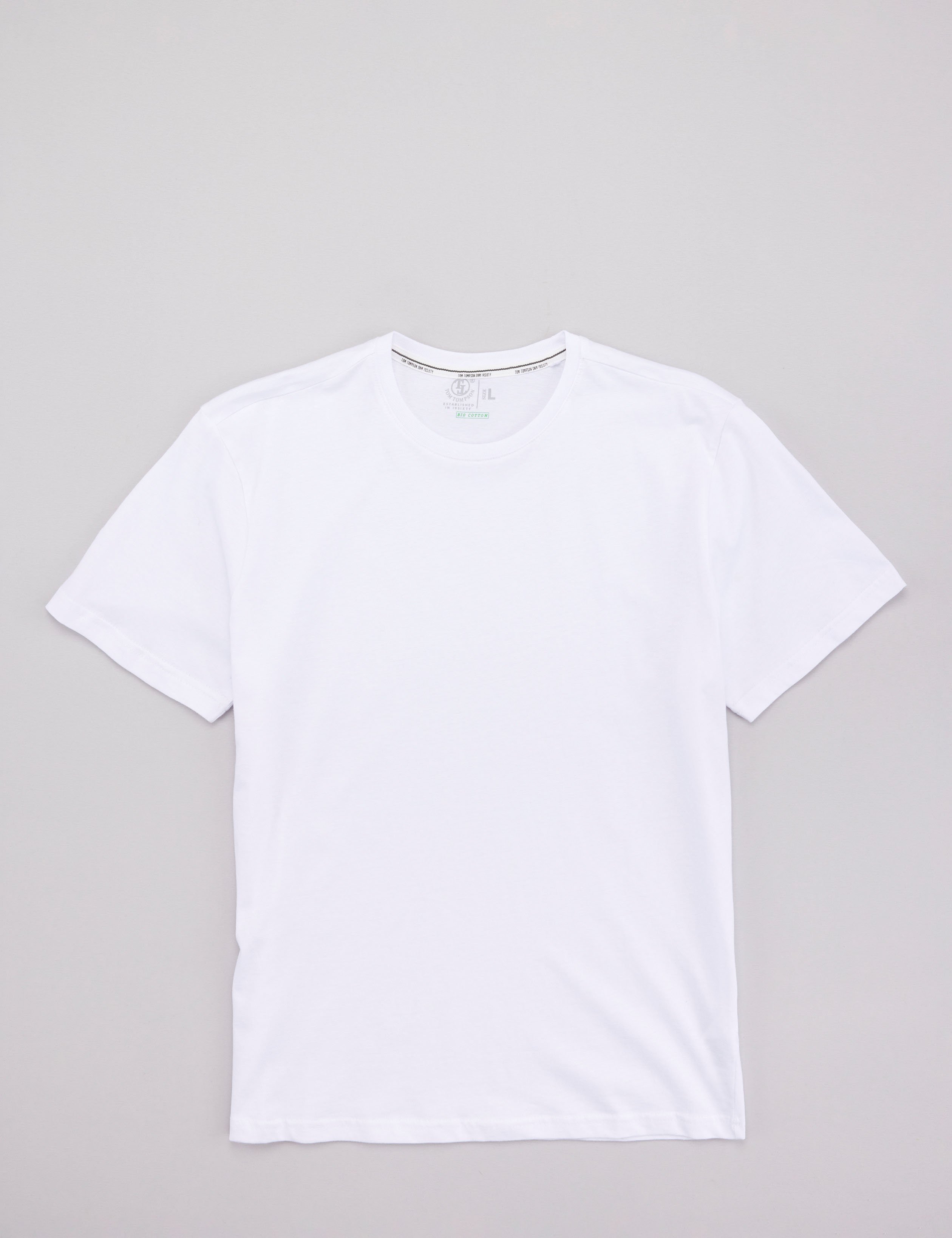Basic T-Shirt aus Single Jersey