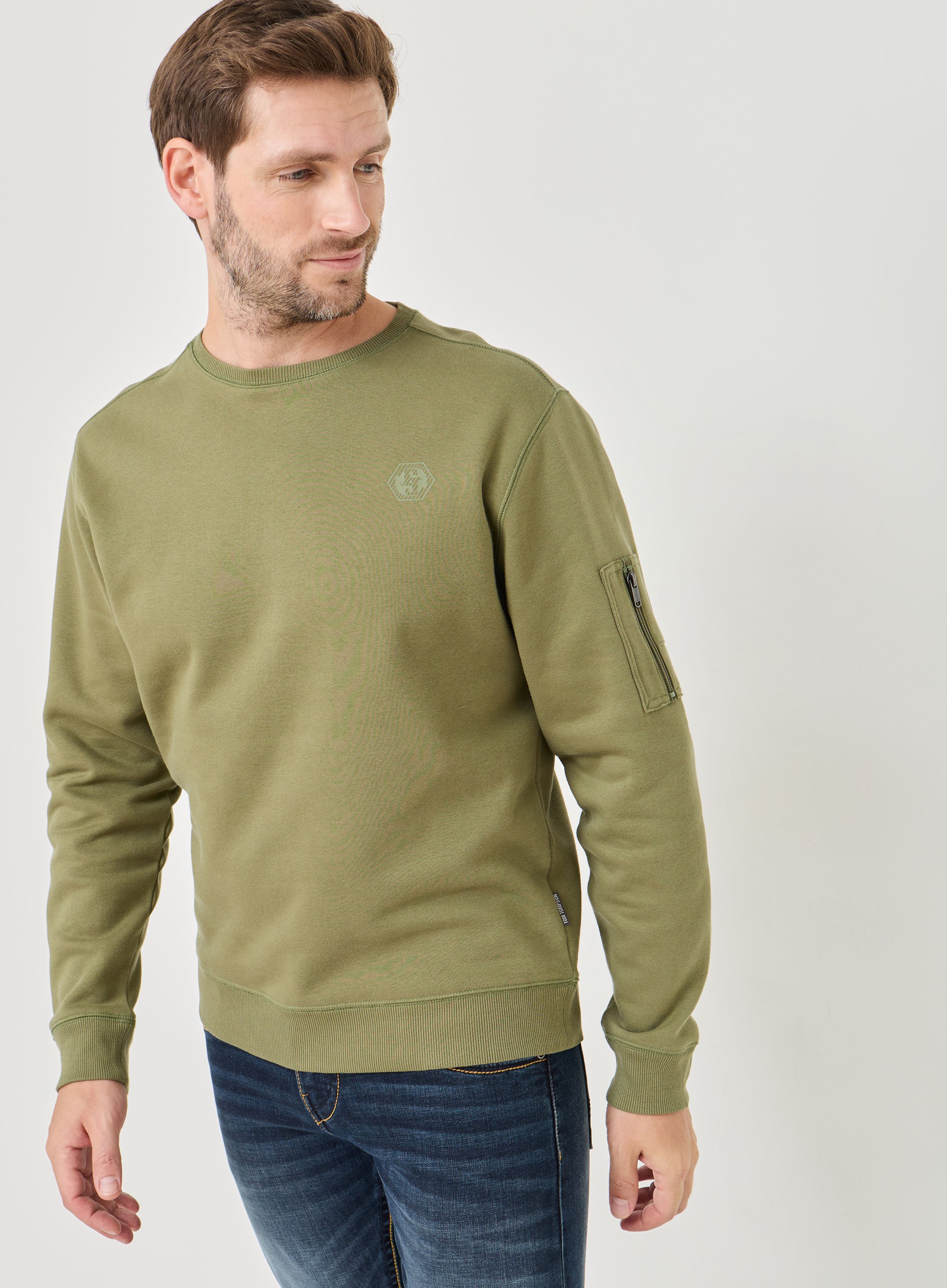 Softes Basic-Sweat mit Rundhals