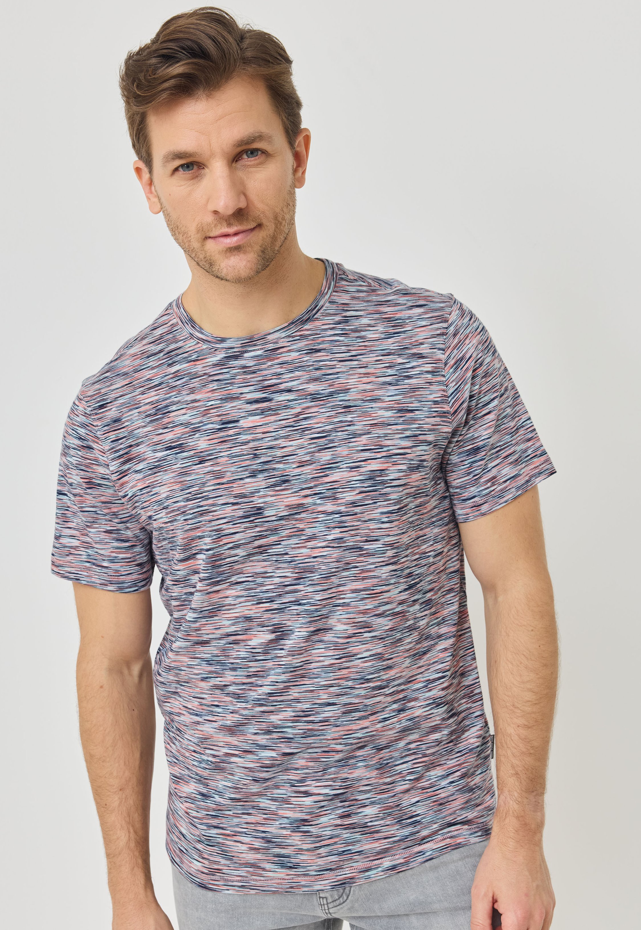 Leichtes T-Shirt aus Effektgarn