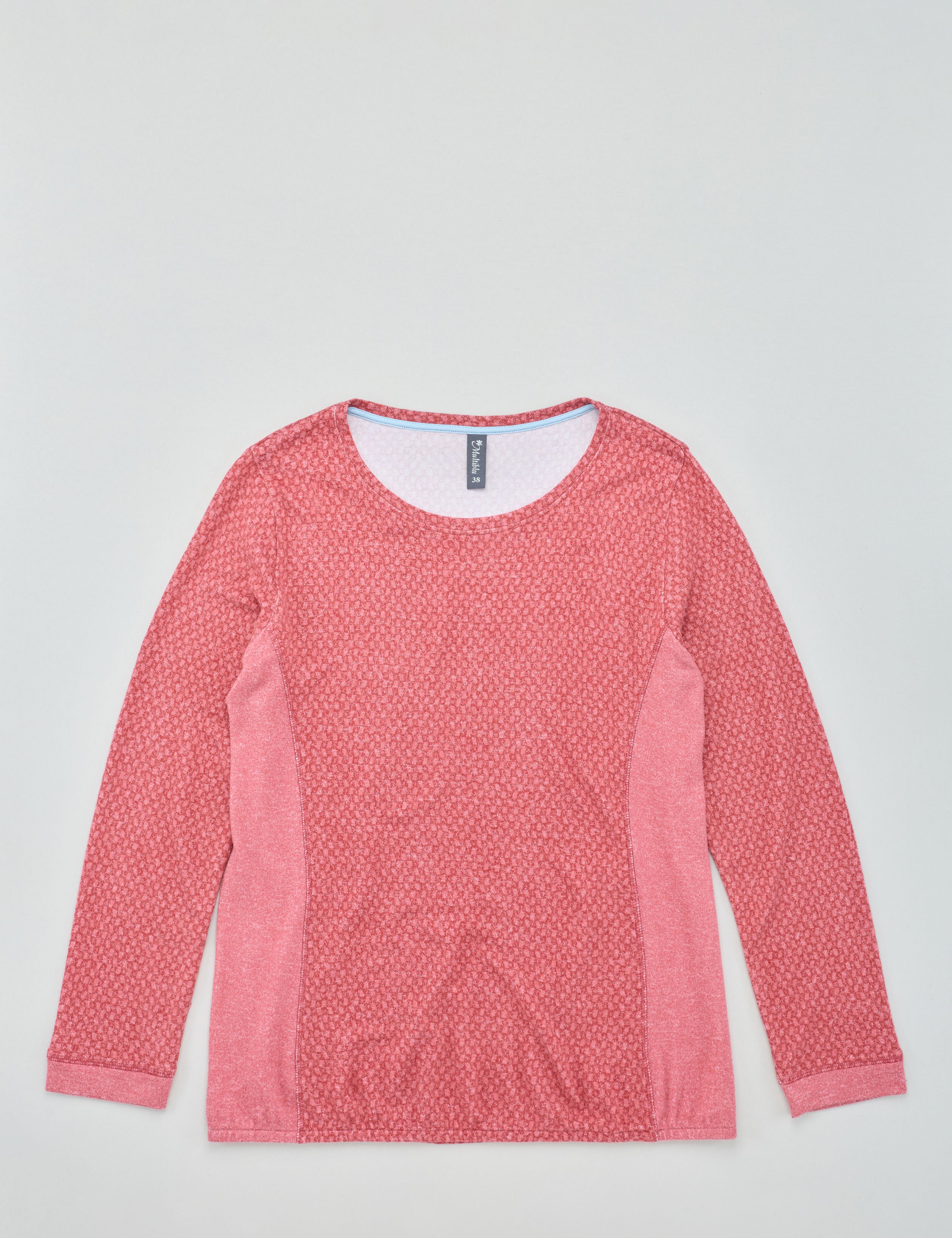 Oversized Langarmshirt mit Muster